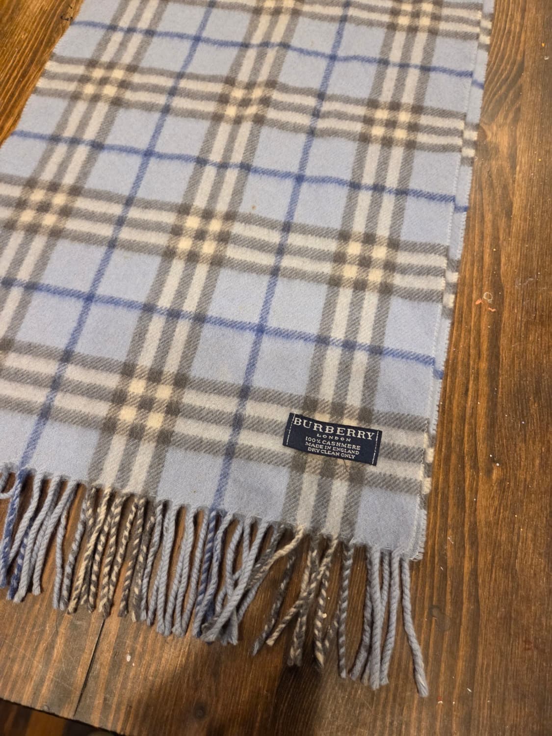 버버리 노바체크 캐시미어 머플러 상품이미지2