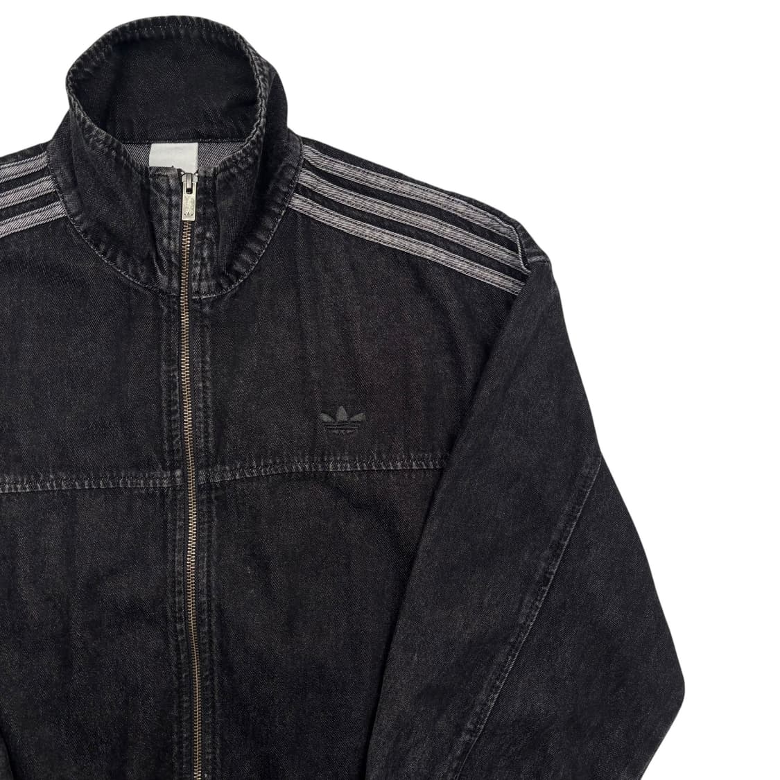 아디다스 아디컬러 데님 흑청 파이어버드 트랙탑 자켓 L 상품이미지2