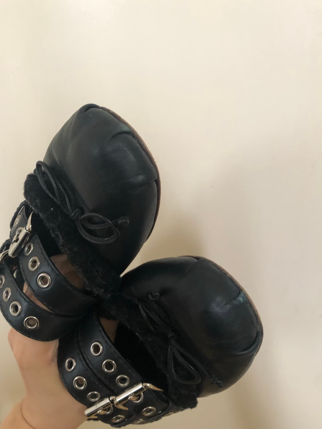 미우미우 발레리나 퍼 플랫슈즈 상품이미지6