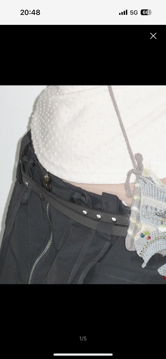 타입서비스 Leather Rivet Belt [Black] 상품이미지1