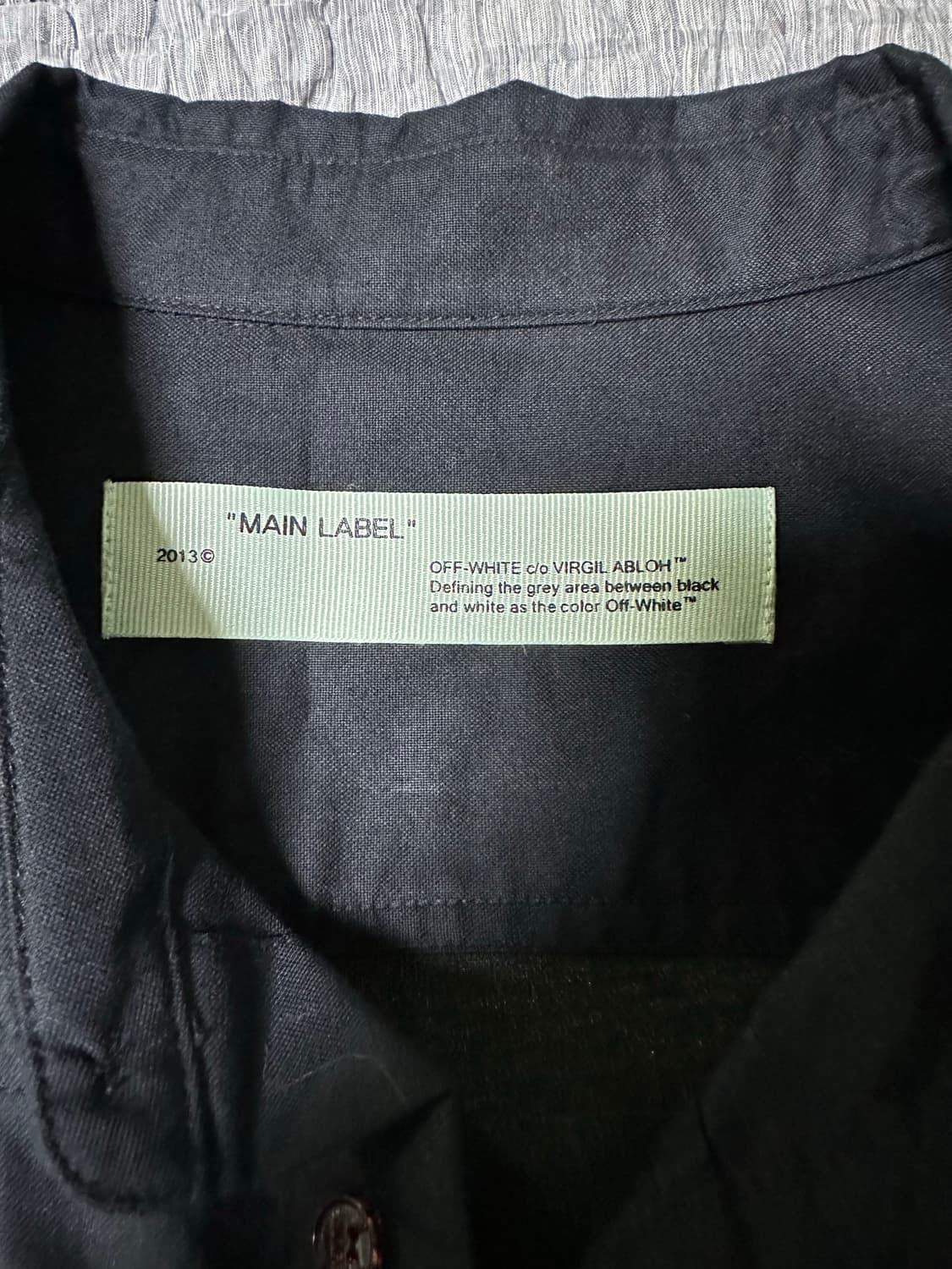 Off-White 블랙 셔츠 L 상품이미지3