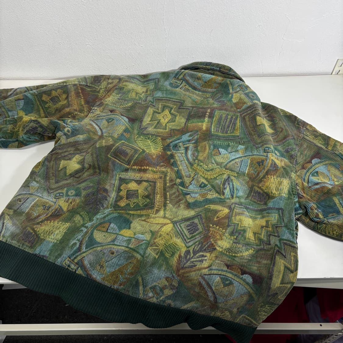 L 105 에드윈 오버핏 누빔 코듀로이 그라피티점퍼 상품이미지4