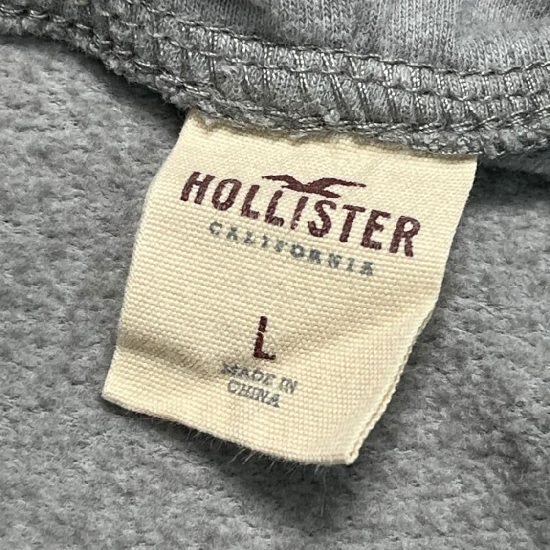  HOLLISTER 후드집업 그레이 L 상품이미지3