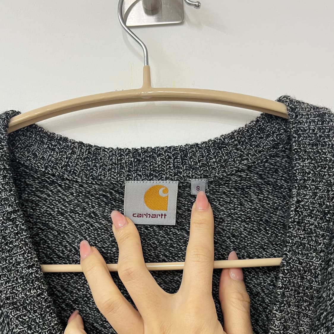 칼하트 오리로고 메리노울 가디건 상품이미지5