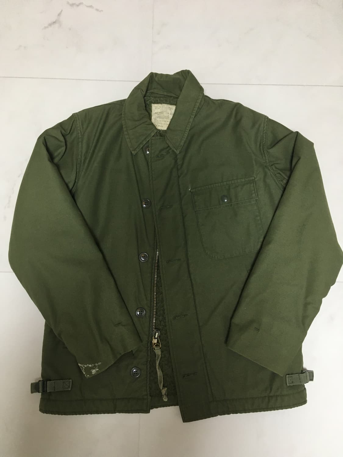 오리지날 미해군 A-2 덱자켓 상품이미지2