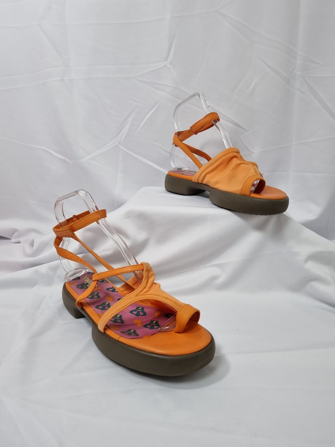 38 245 캠퍼 FIS 피스 스트랩 샌들 오렌지 상품이미지3