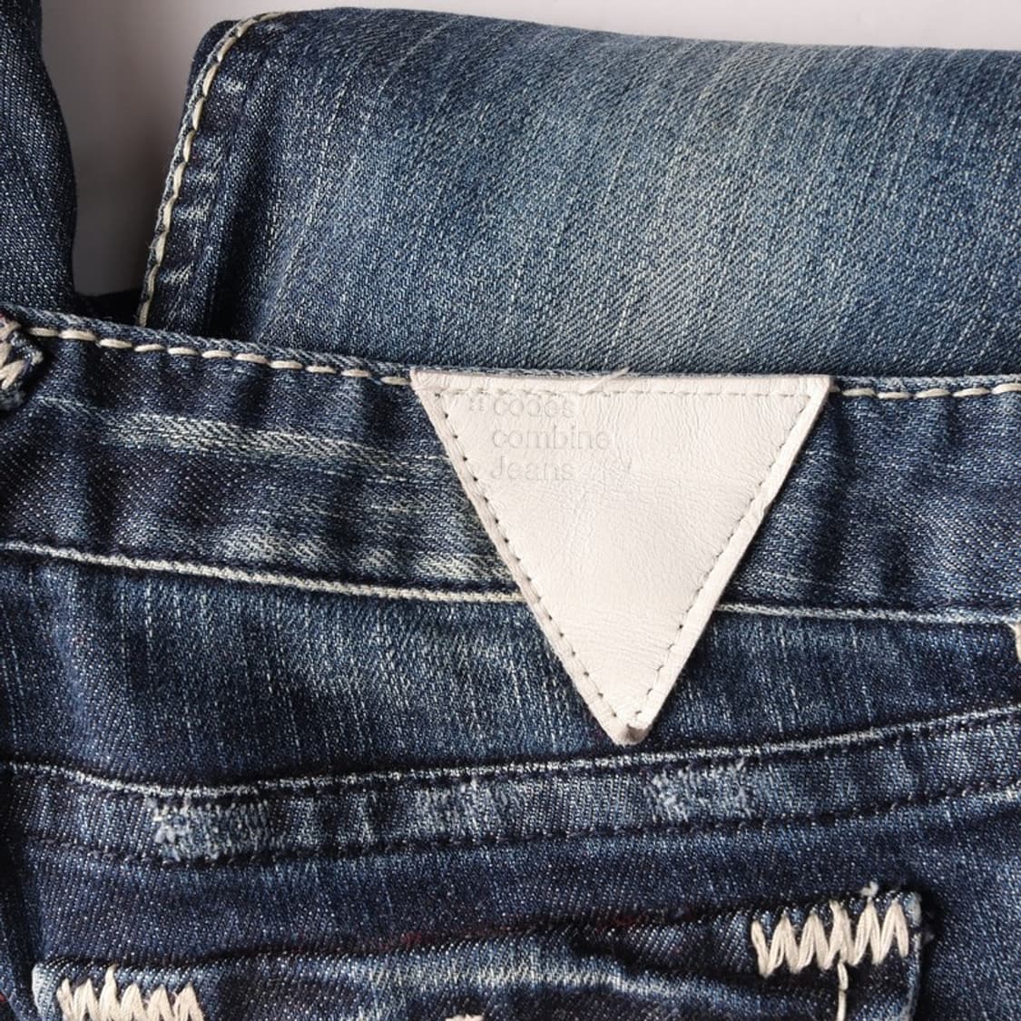 코데즈컴바인 빈티지 워싱 스티치 부츠컷 데님 26 상품이미지6