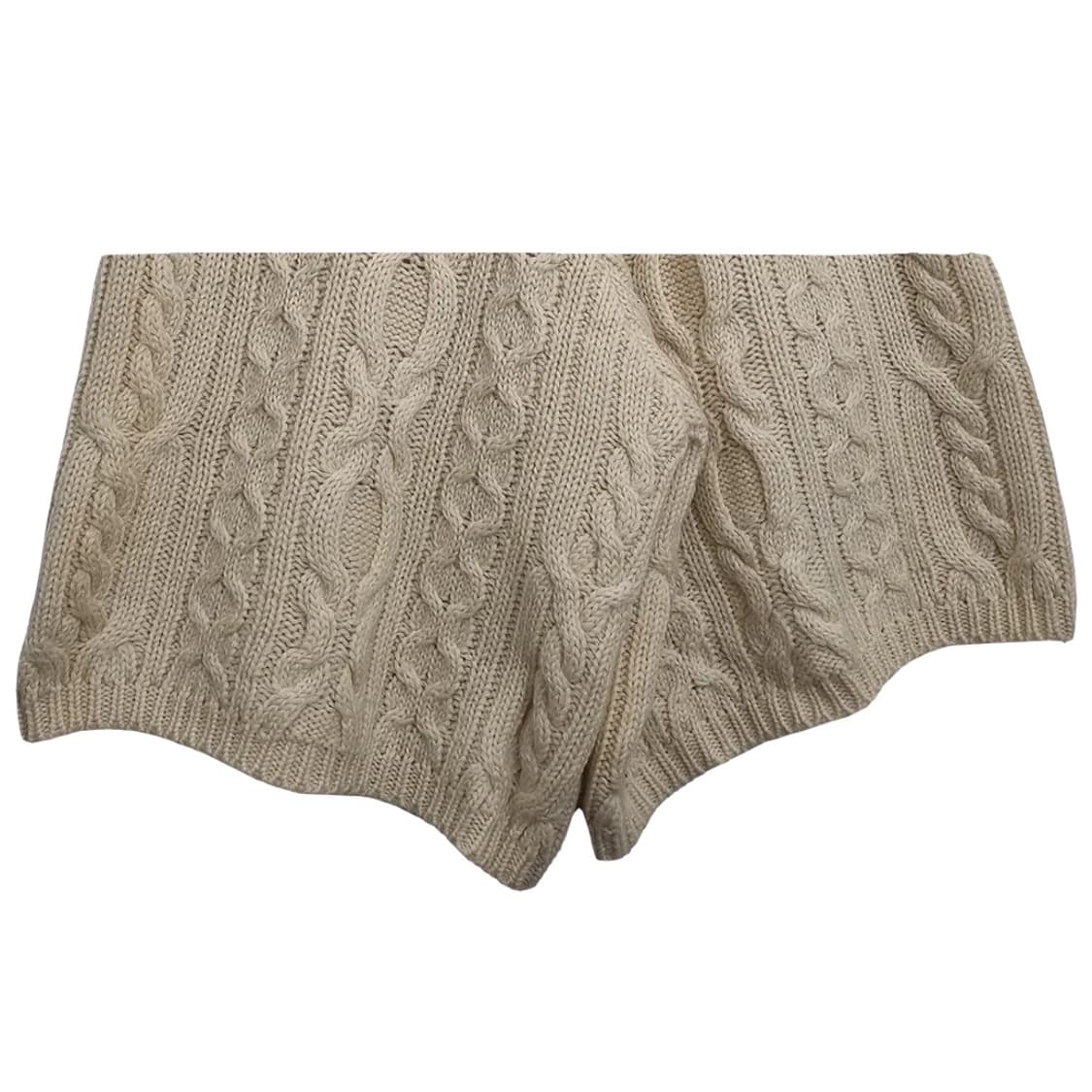 JPN 니트 크림 반바지 울 100%  상품이미지4