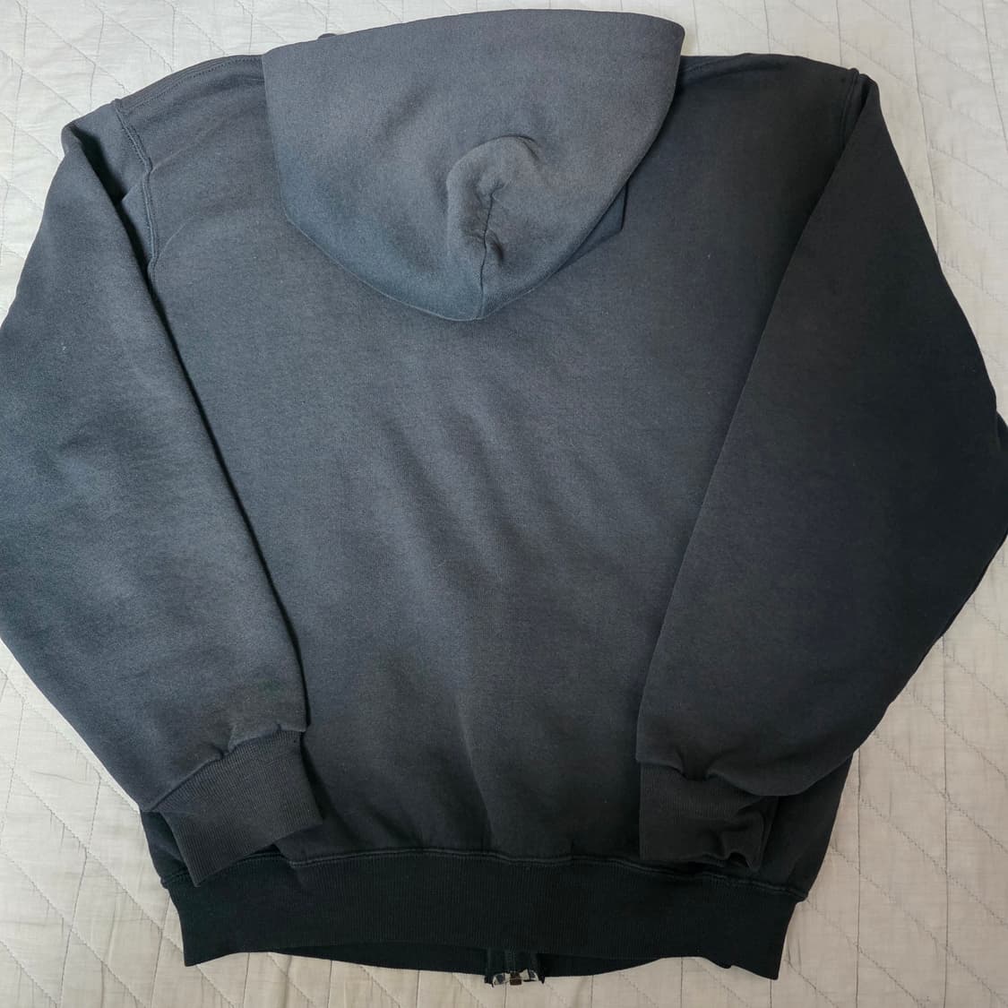 [M] 90s 러셀 애슬레틱 후드집업 블랙 ver. 하드페이드 상품이미지4