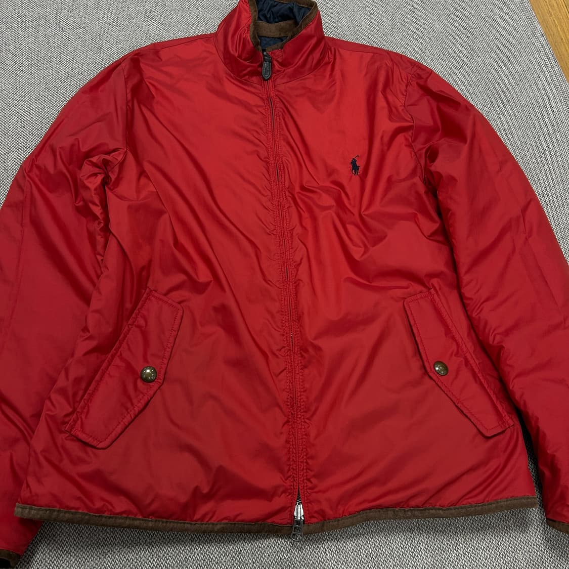 폴로 신형라벨 리버시블 퀼팅자켓(M) 상품이미지6