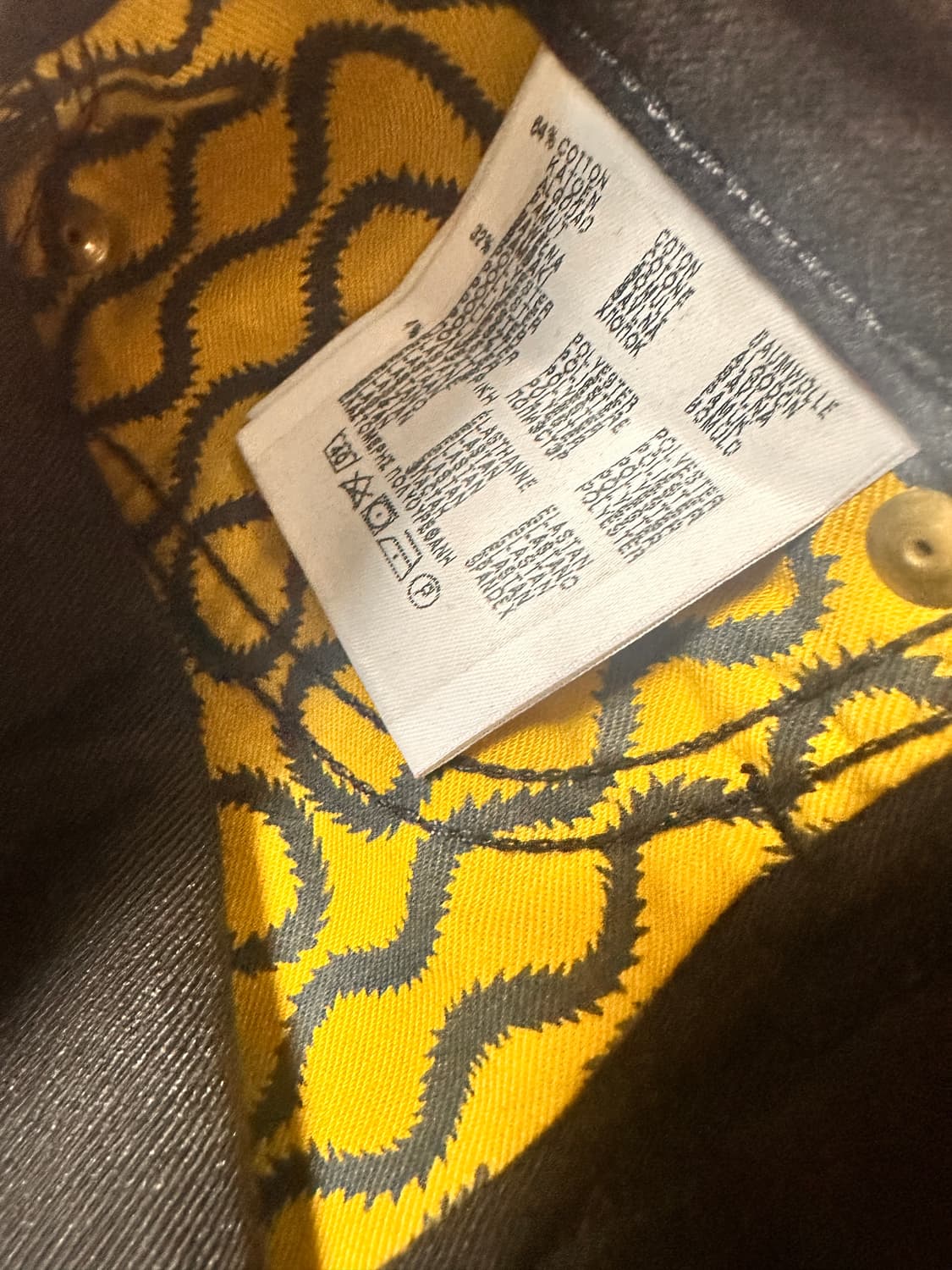 비비안웨스트우드 lee 블랙 데님팬츠 상품이미지7