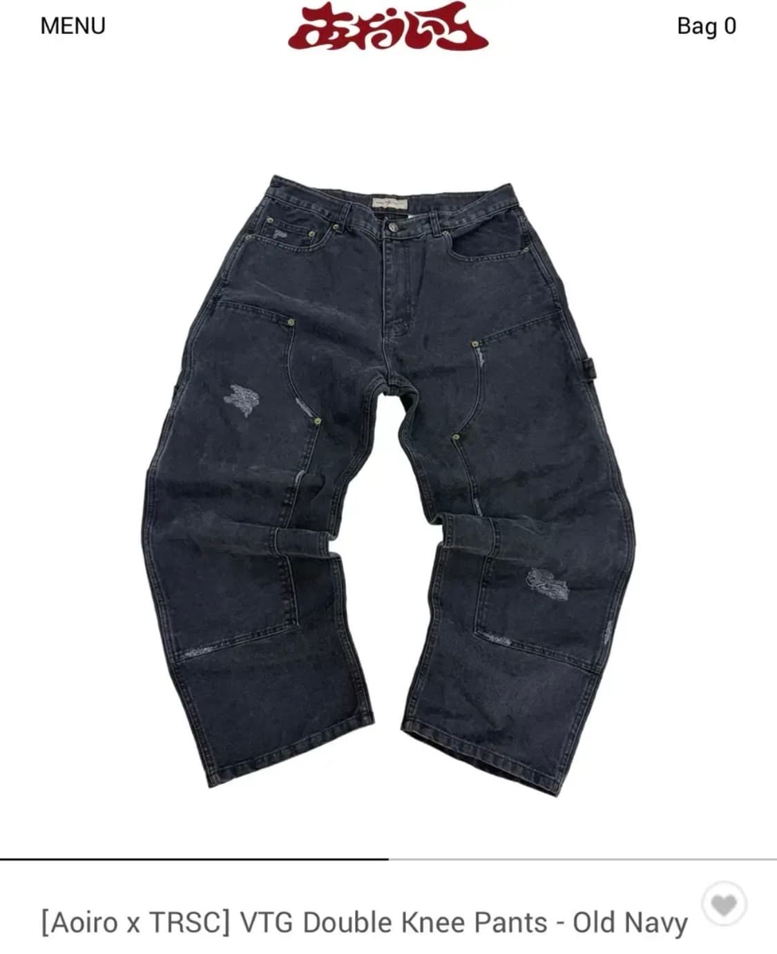 3 아오이로xTrsc 더블니 팬츠 상품이미지1