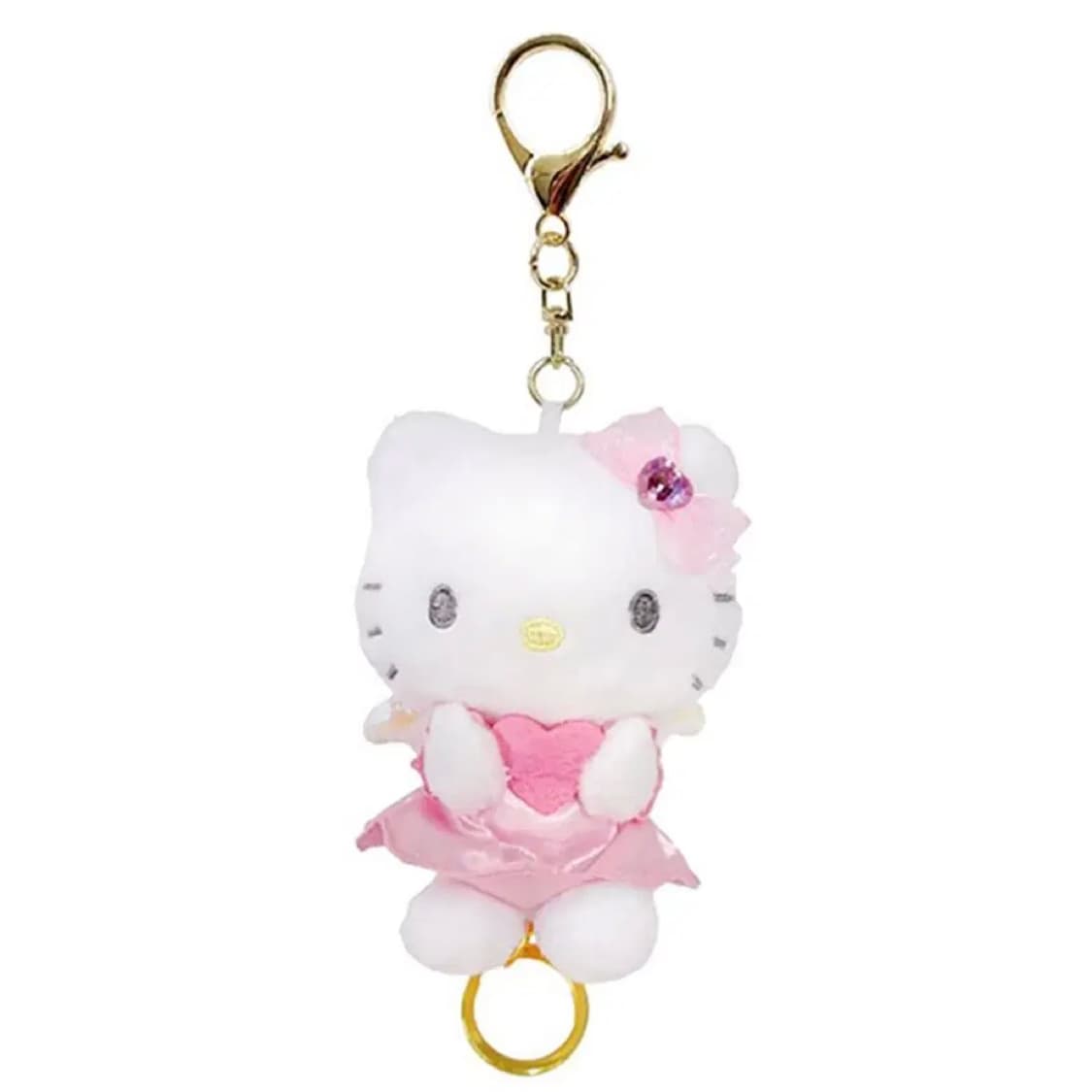 산리오 90s 엔젤 키티 릴홀더 키링 핑크 미개봉 상품이미지1