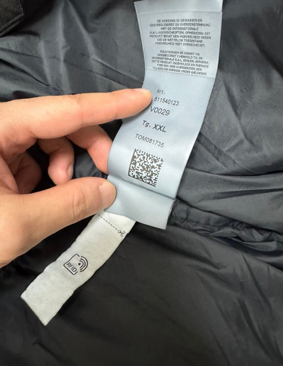 24fw 스톤아일랜드 가먼트다이드 크랭클랩스 다운자켓 xxl 상품이미지7