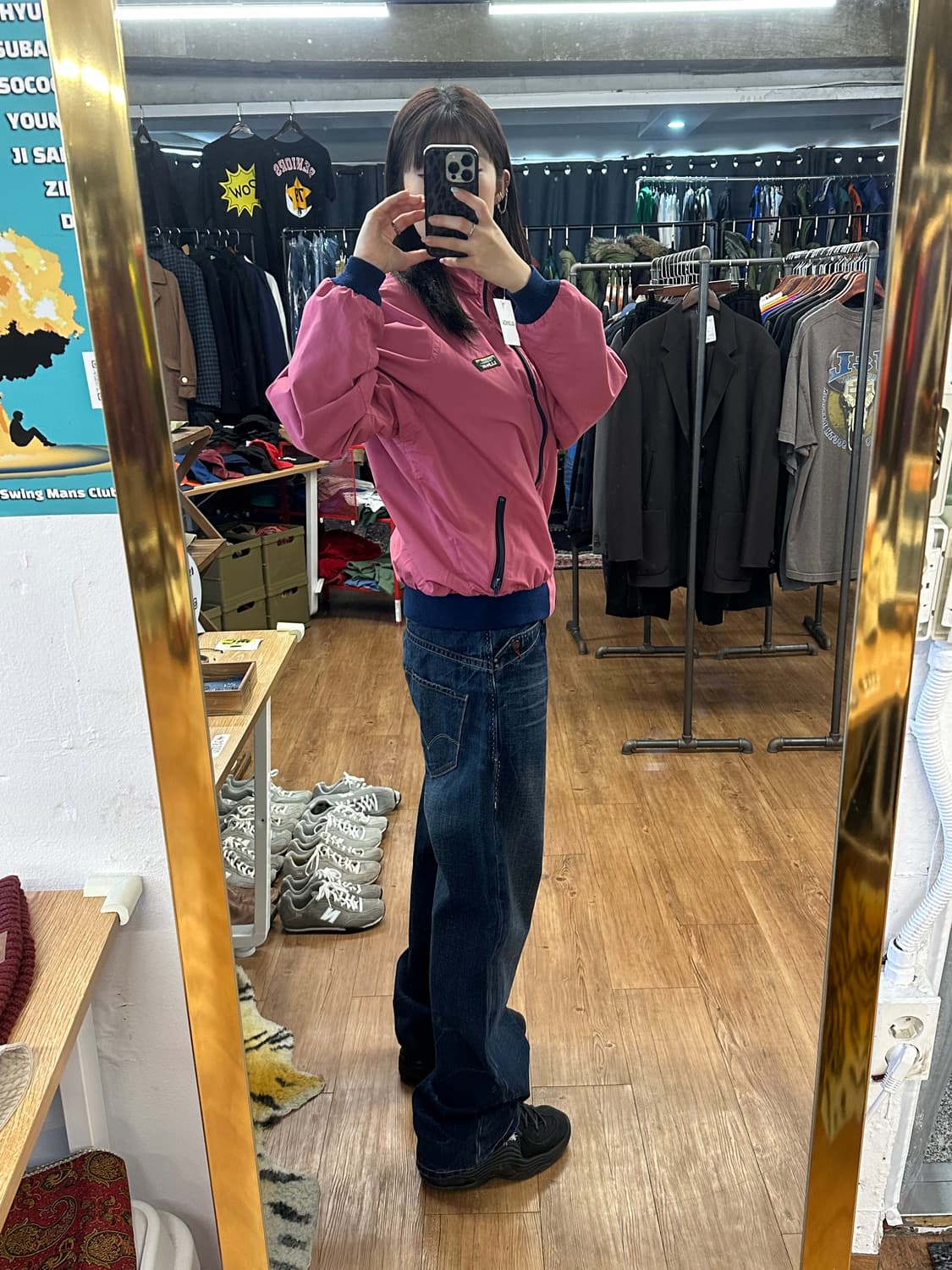 90s 엘엘빈 나일론 웜업자켓 상품이미지2