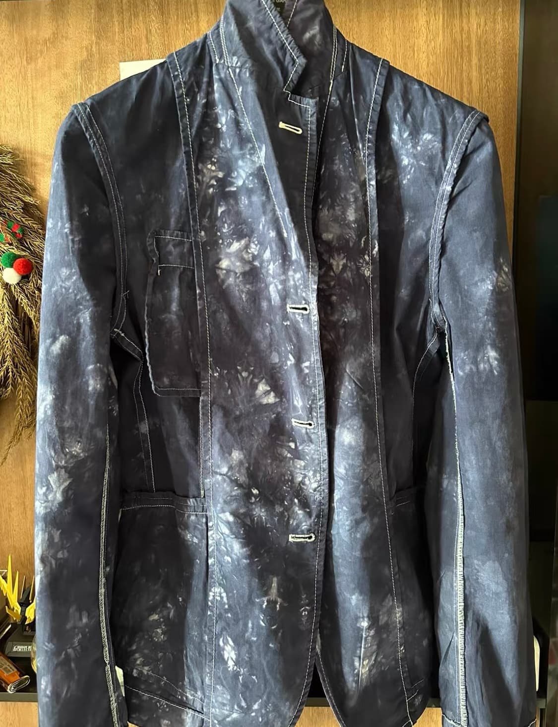 2010ss 꼼데가르송 옴므 퍼플 타이다이 블레이저자켓 상품이미지3