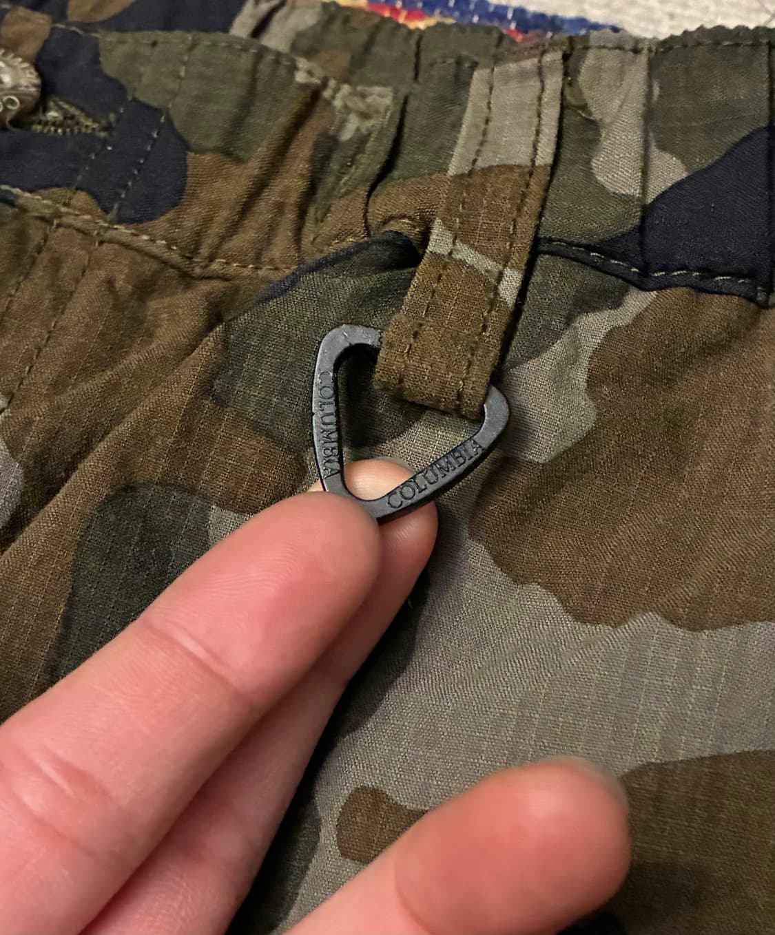 (30~34)컬럼비아 나일론 립스탑 카모 밀리터리 밴딩 카고팬츠 상품이미지4