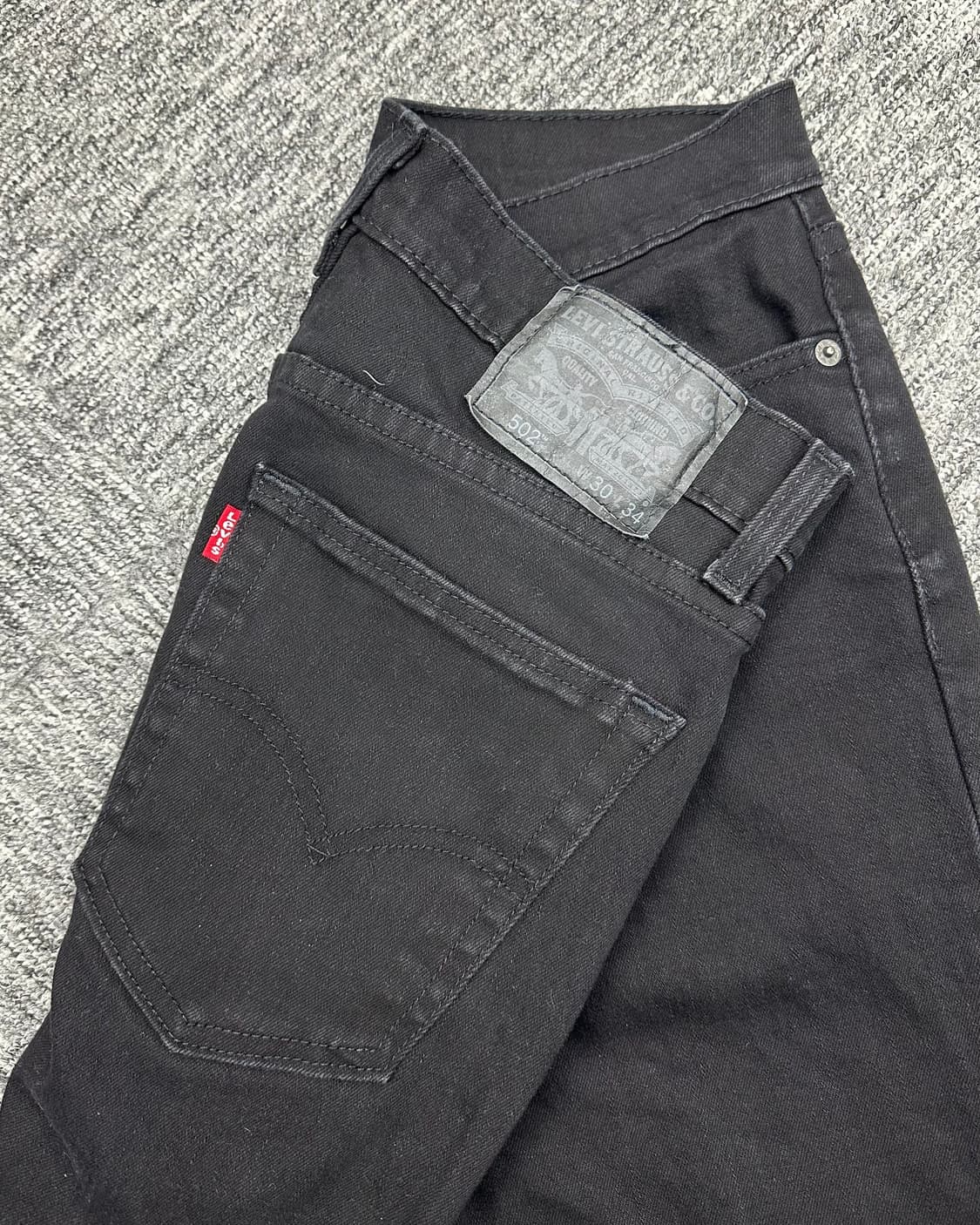 (허단39.5)리바이스 502 블랙-M1688 상품이미지5