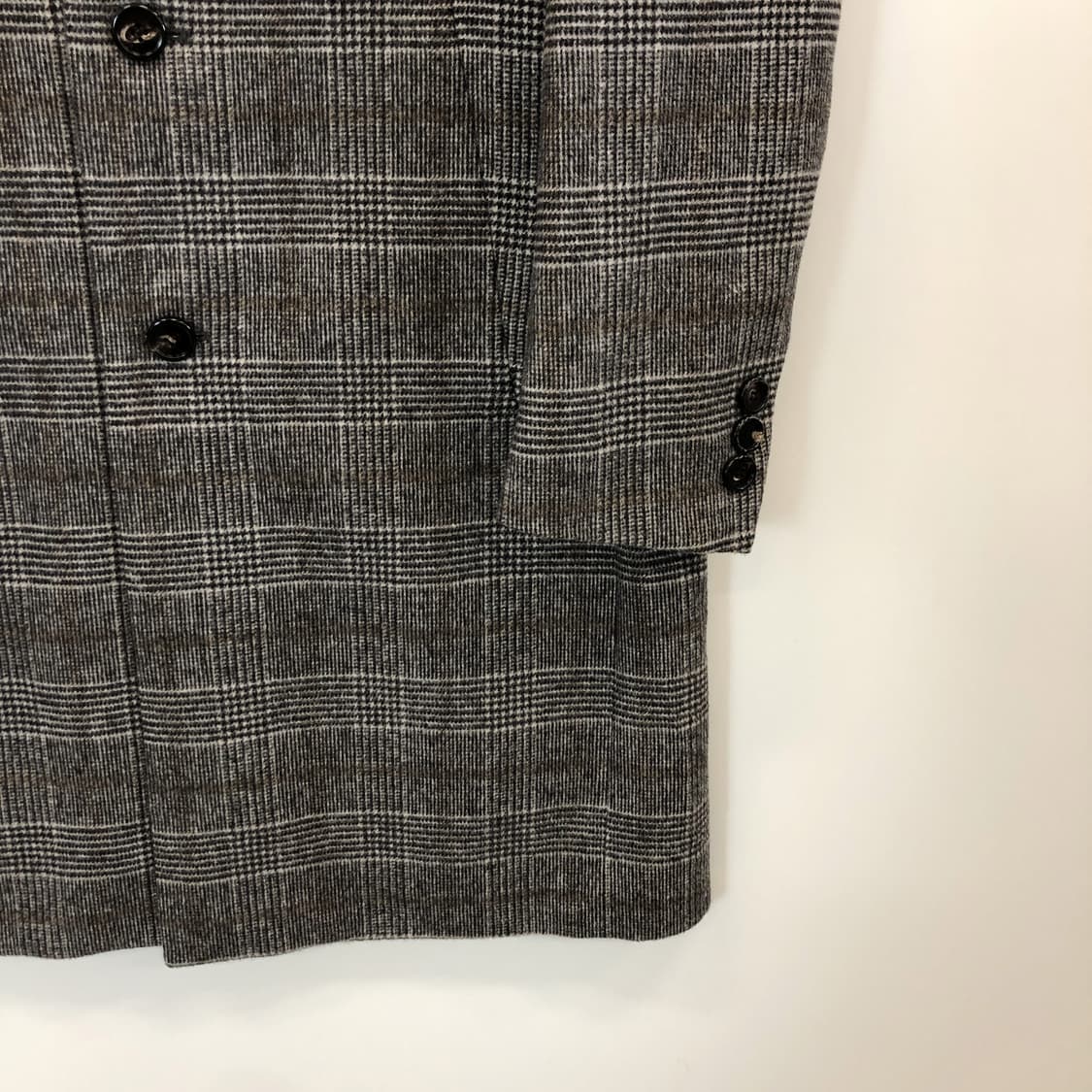 ANDZ 앤드지 캐시미어블렌디드 체크 울코트 95-100  상품이미지3