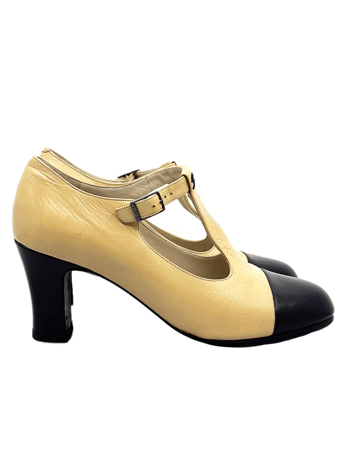 Chanel CC Logo T-Strap Pumps/ 36.5 상품이미지4