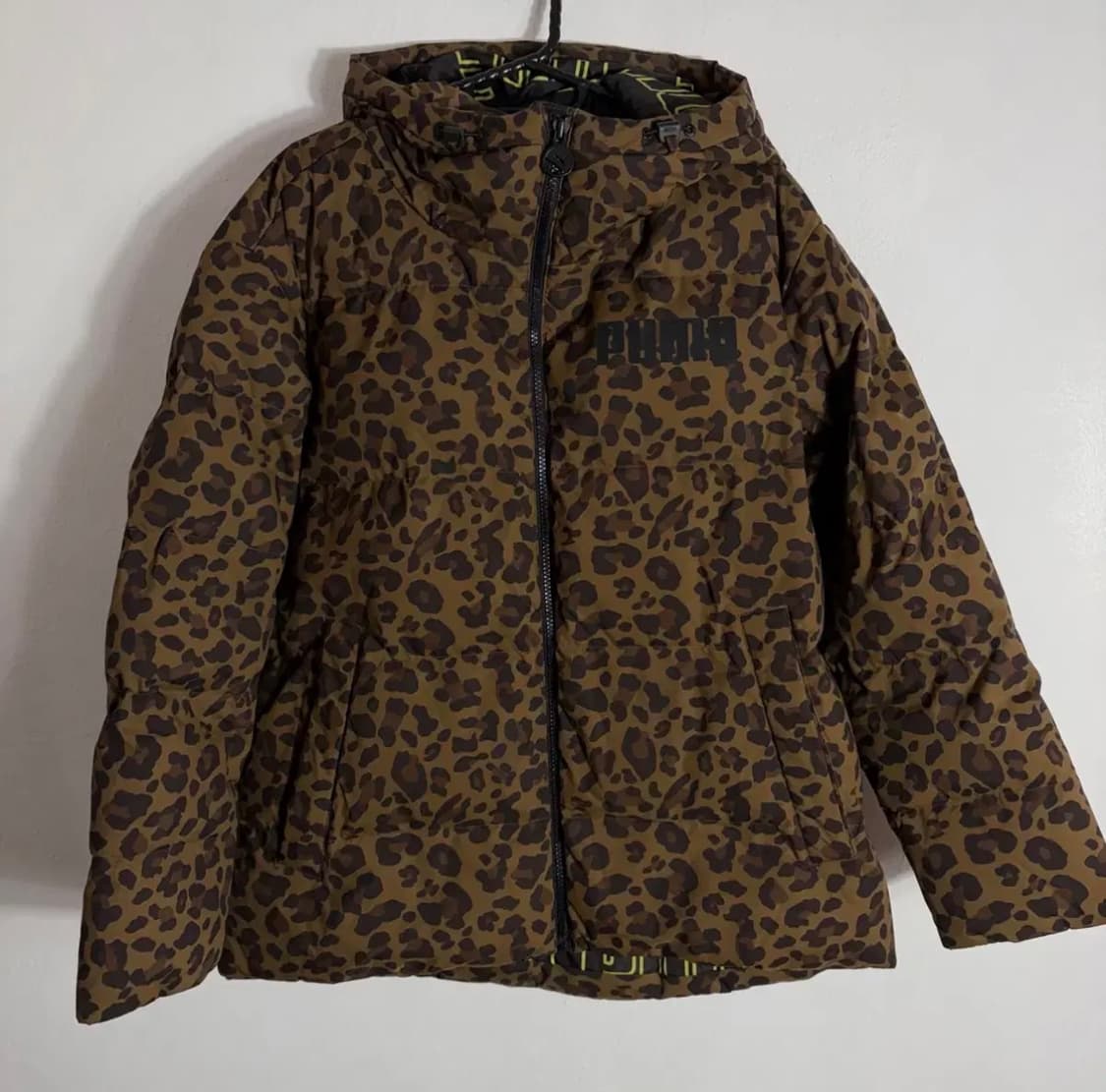 푸마 레오파드 패턴 패딩 점퍼(M) 상품이미지1
