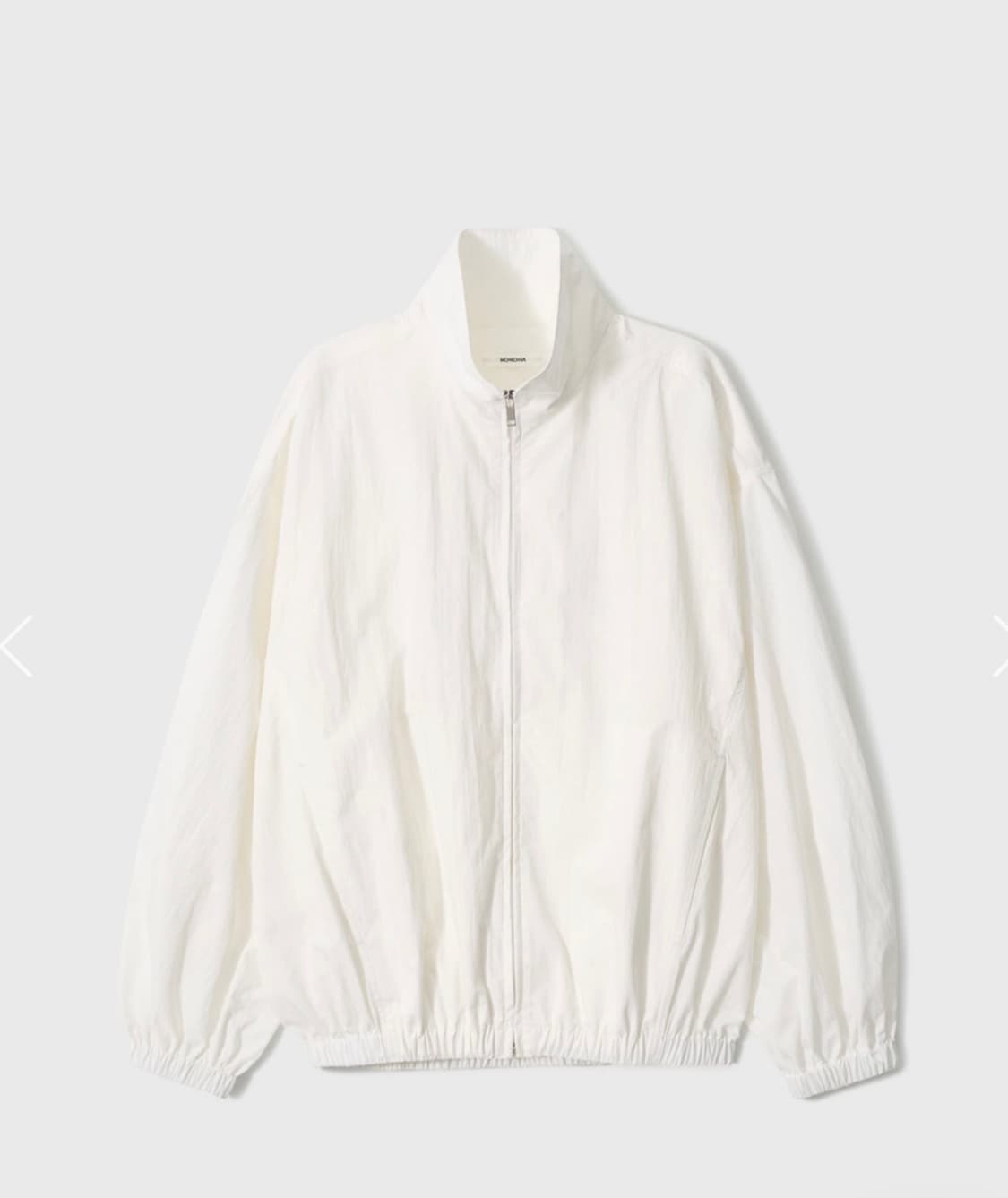 모노하 자켓 Cotton High-Neck Jumper (White) i 상품이미지1