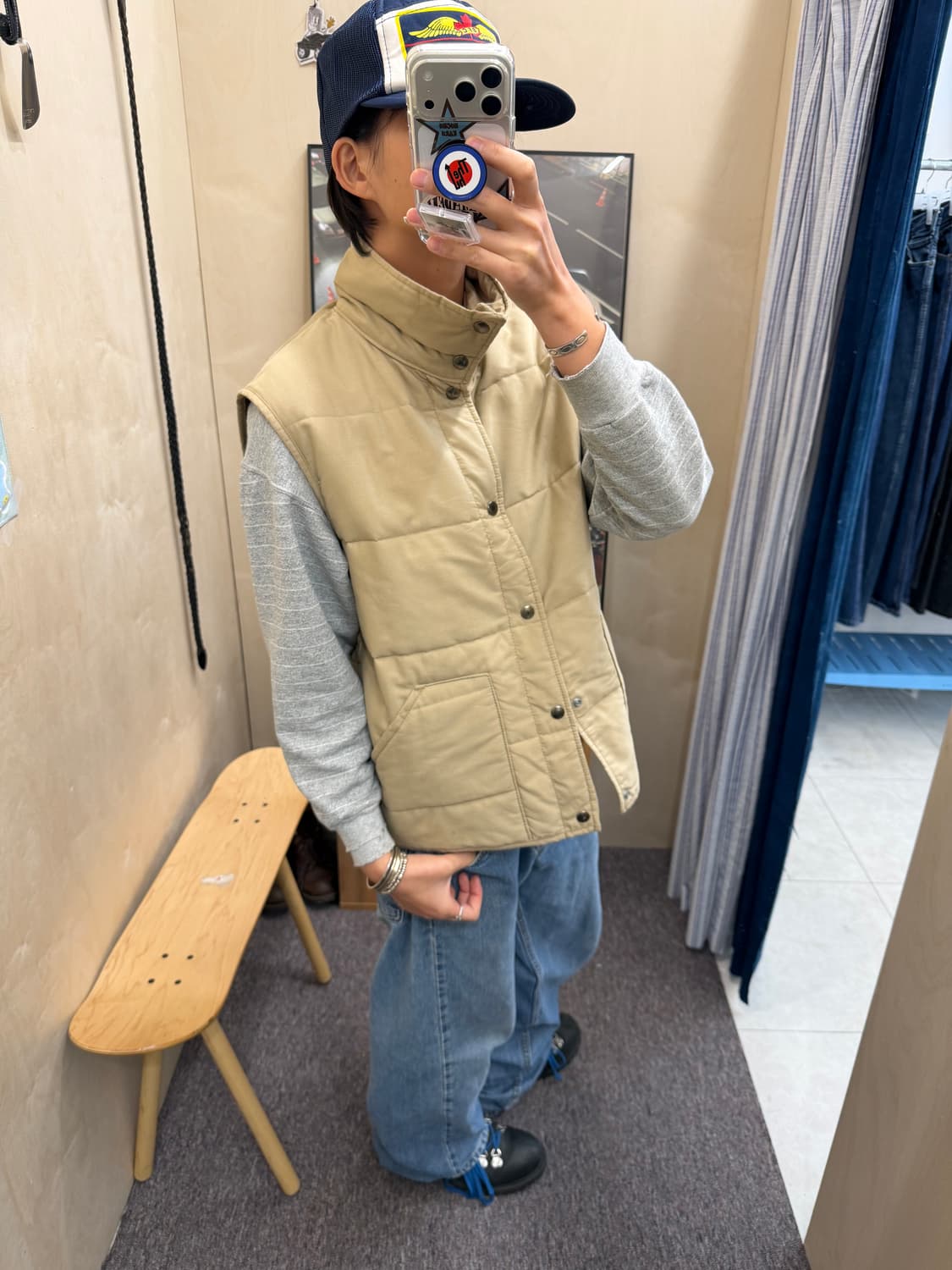 vtg high-neck vest  상품이미지4