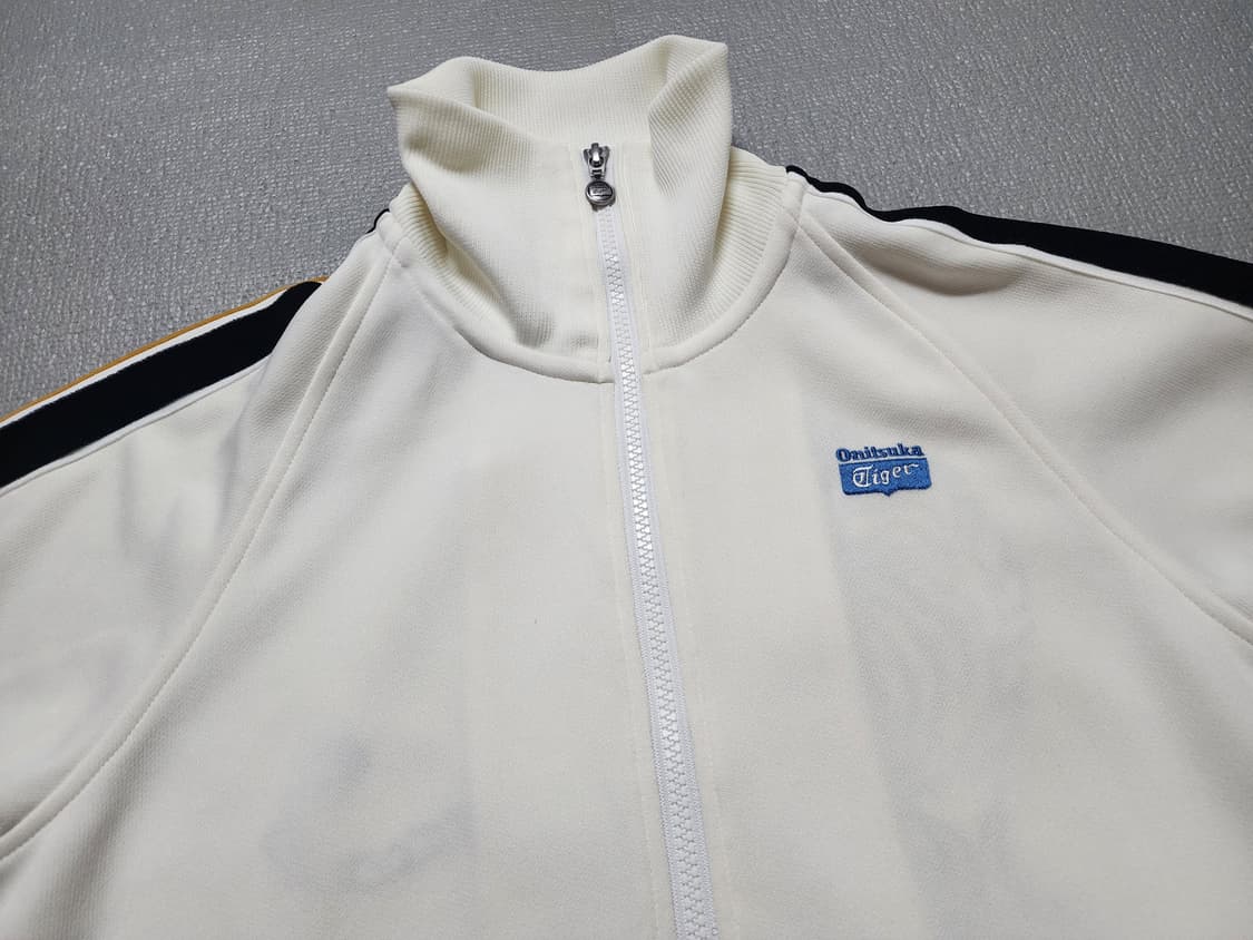 오니츠카타이거 화이트 져지 트랙탑 자켓 공용 상품이미지2