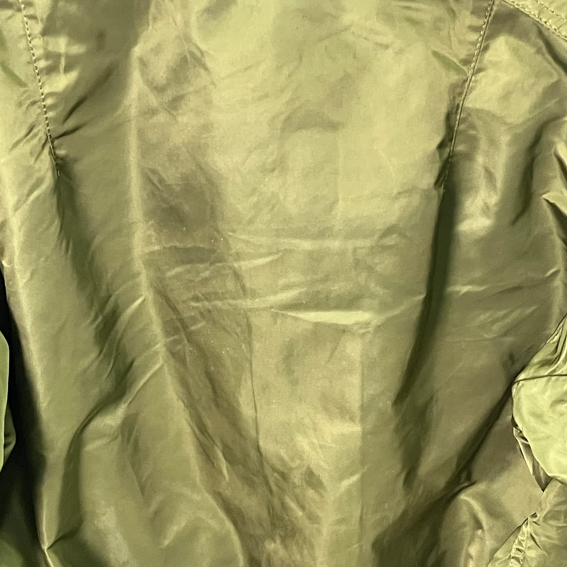 알파인더스트리 카키 ma-1 항공 점퍼 M 상품이미지10