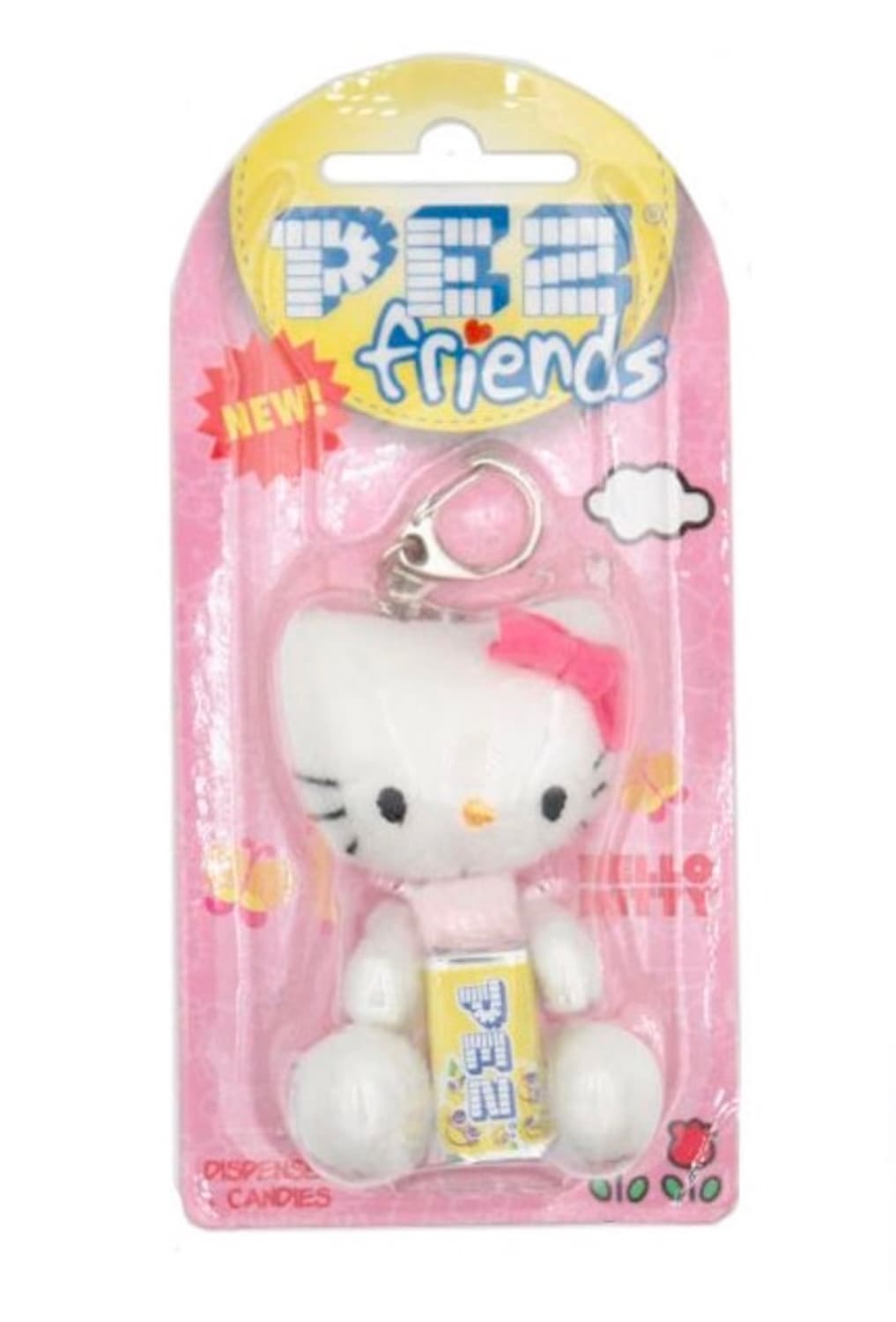빈티지 헬로키티 인형 페즈사탕 디스펜서 키링 상품이미지1