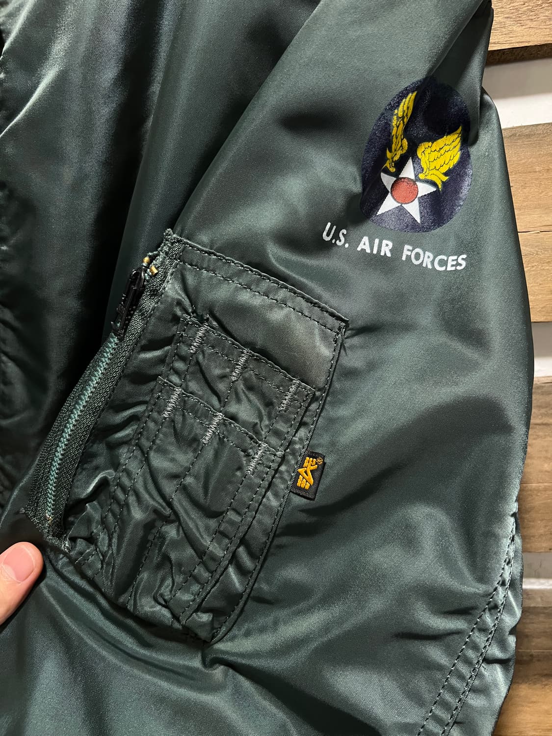 [L]알파인더스트리 Made in USA MA-1 항공 점퍼 상품이미지4