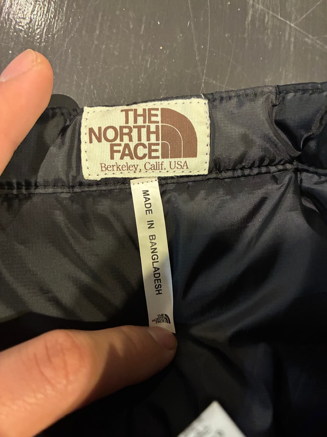 M) 노스페이스 700 패딩 스커트 블랙 상품이미지2