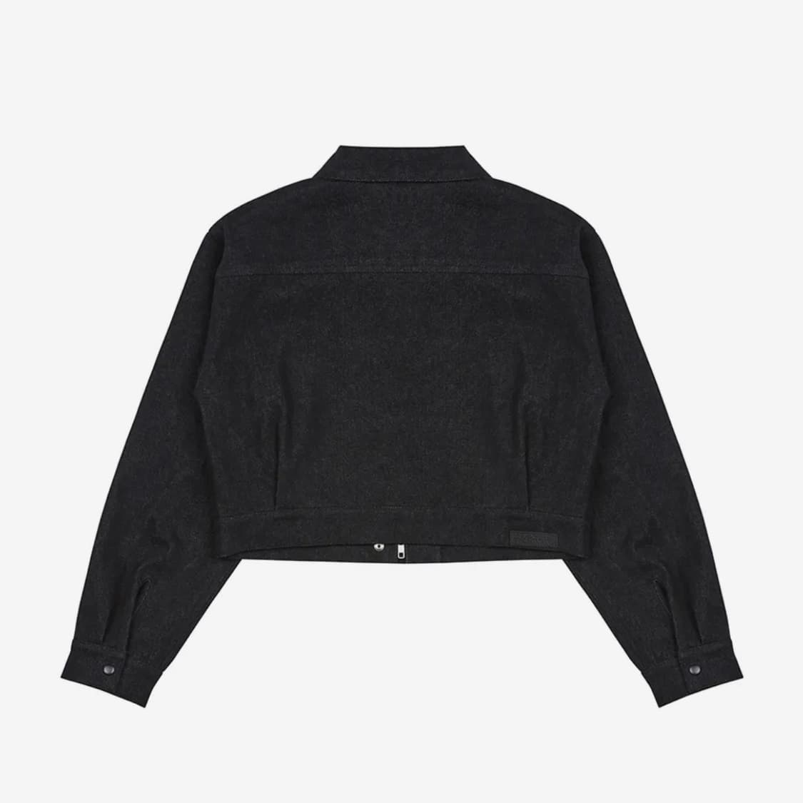 러브이즈트루 dn crop denim jaket black 상품이미지2