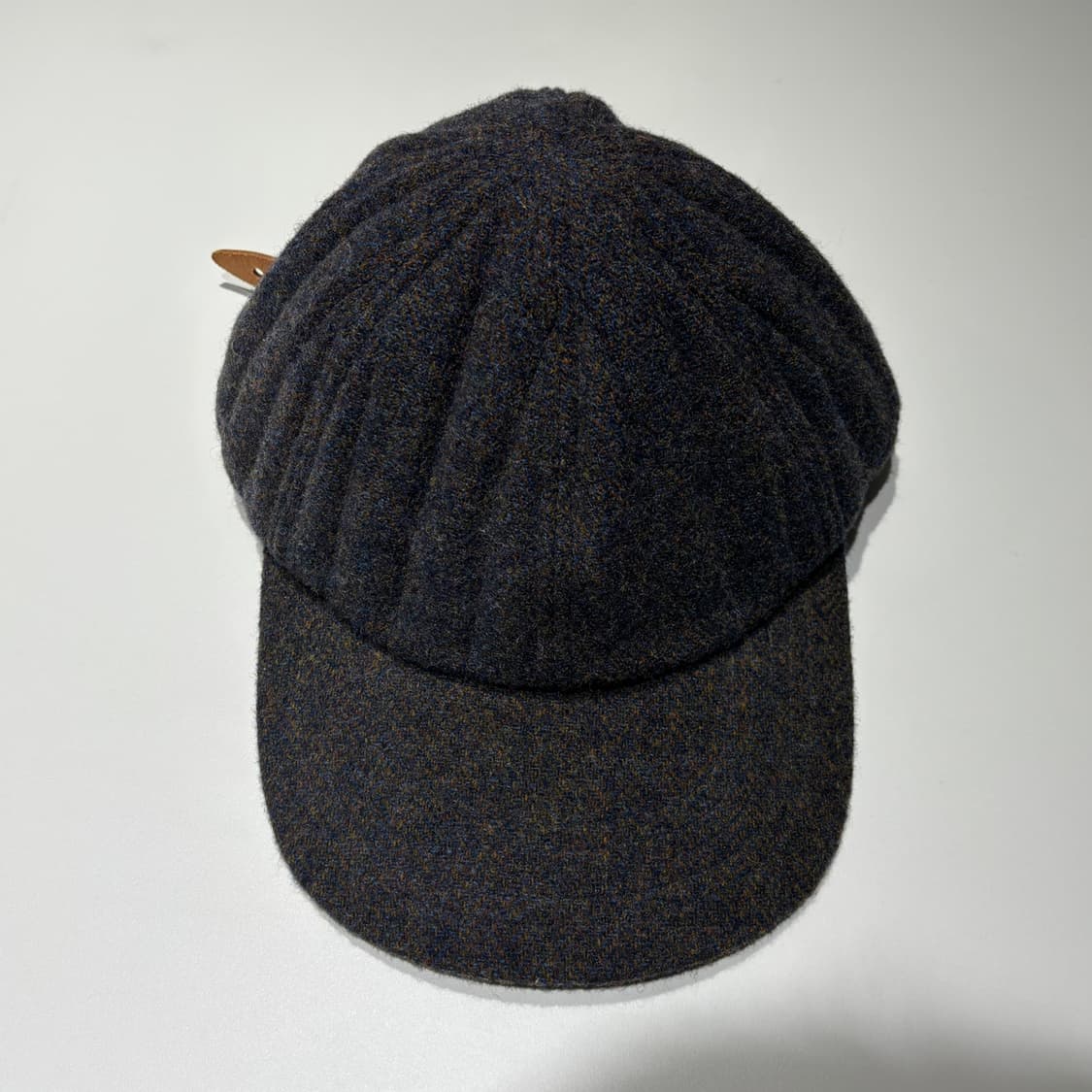 나인테일러 울 레더 퀼트 캡 상품이미지2