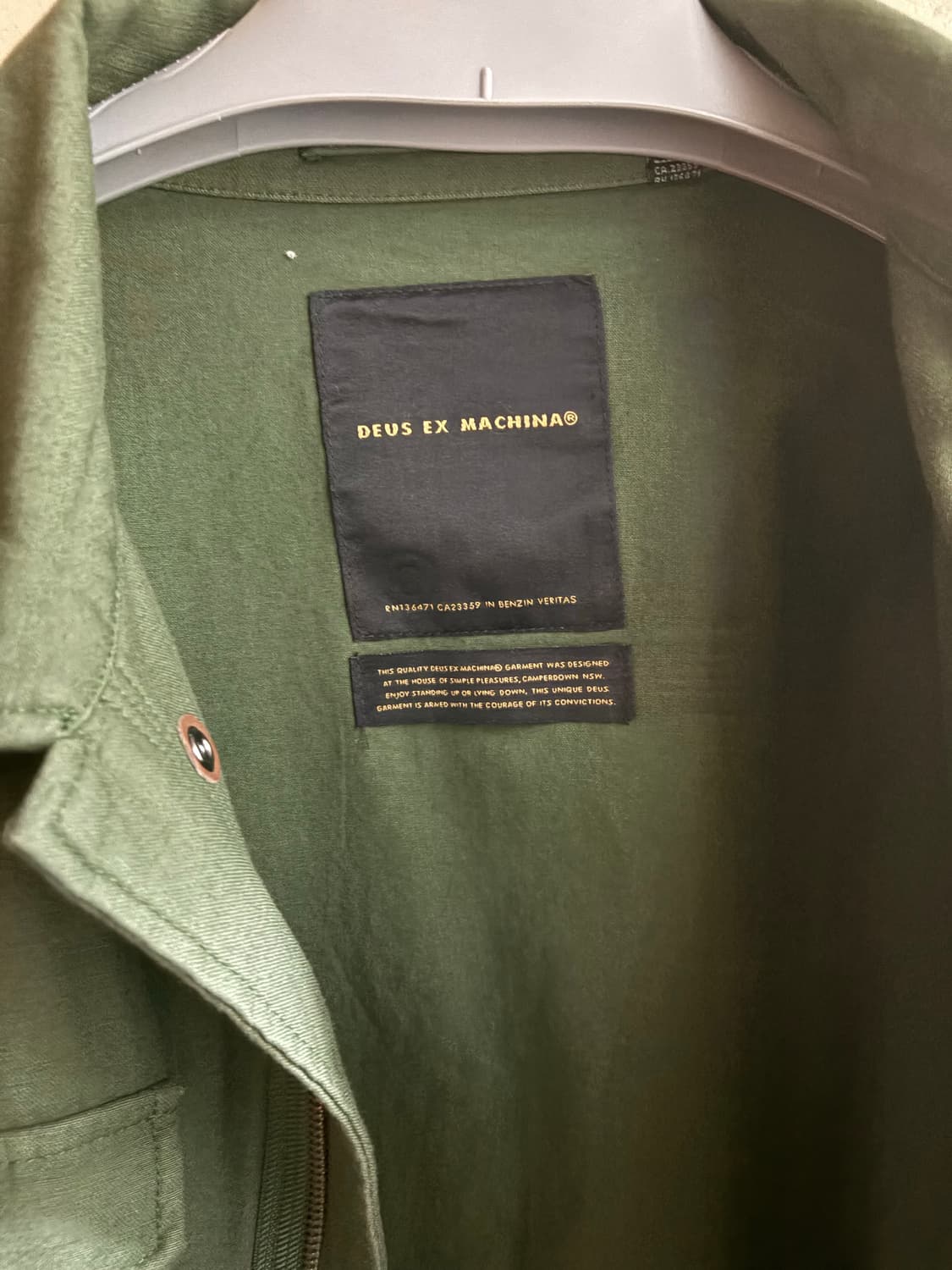 데우스 엑스 마키나 그린 야상 필드자켓 L사이즈 상품이미지3