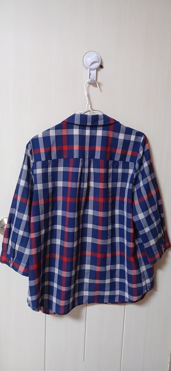 닥스 여성 7부 캐주얼 체크 셔츠(97사이즈)  상품이미지3