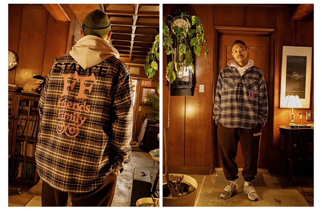 [정품택 제공] 스탠스서울 22FW 체크 셔츠 L 상품이미지3