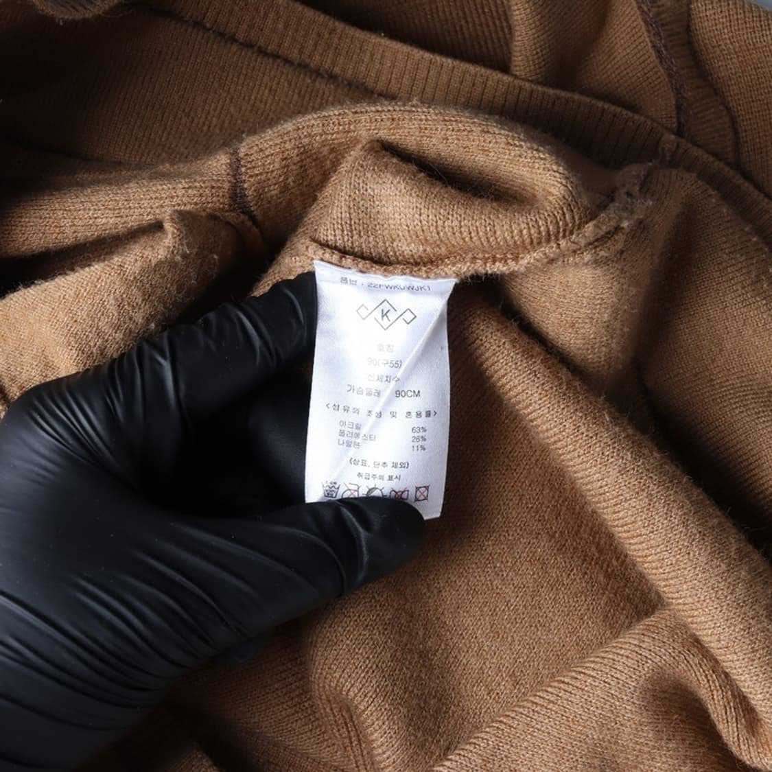 KUJTEN 스티치 포인트 캐시미어 블렌드 니트 자켓 55 상품이미지6