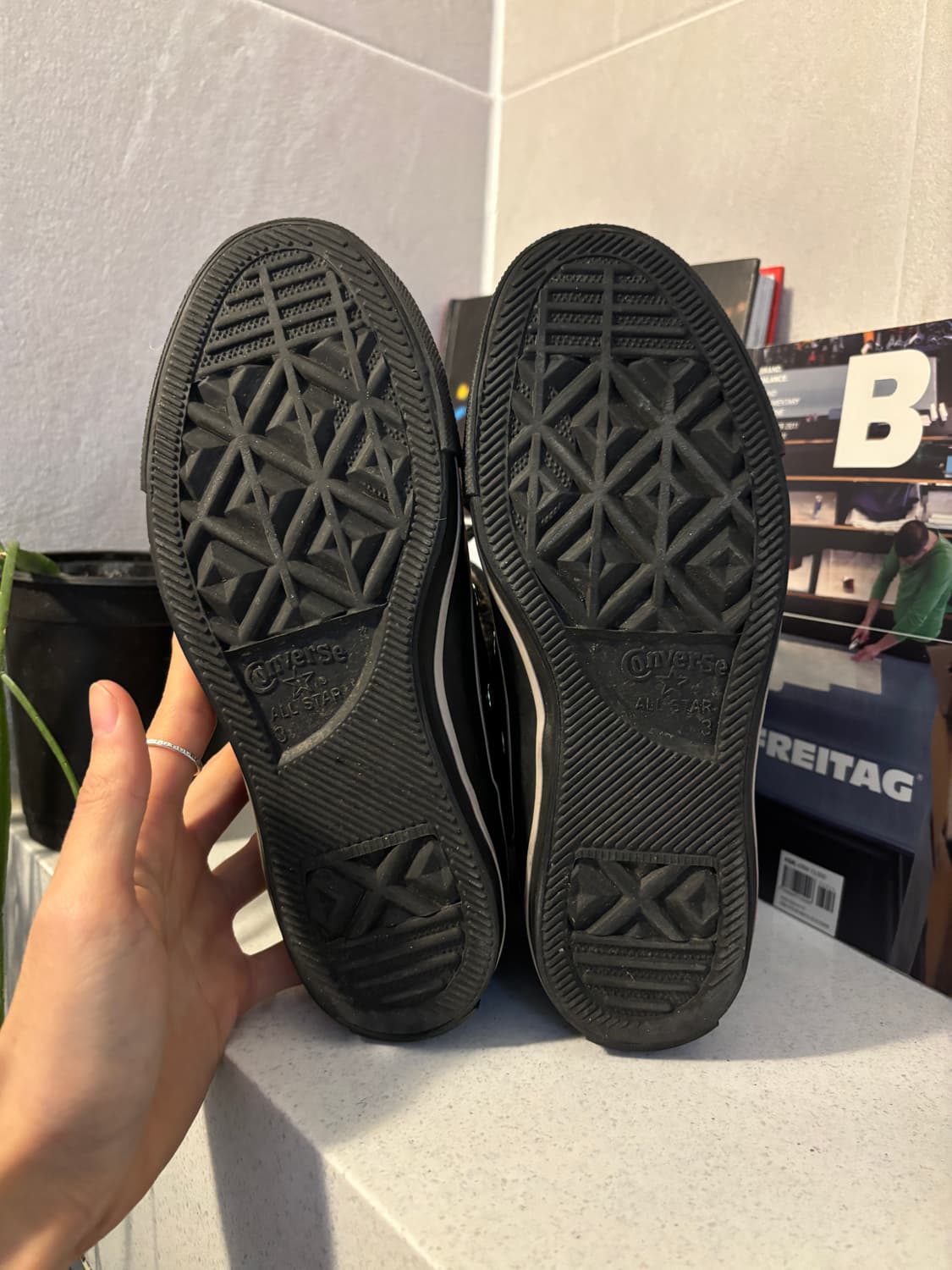 컨버스 레더 퍼 척테일러 하이 상품이미지7