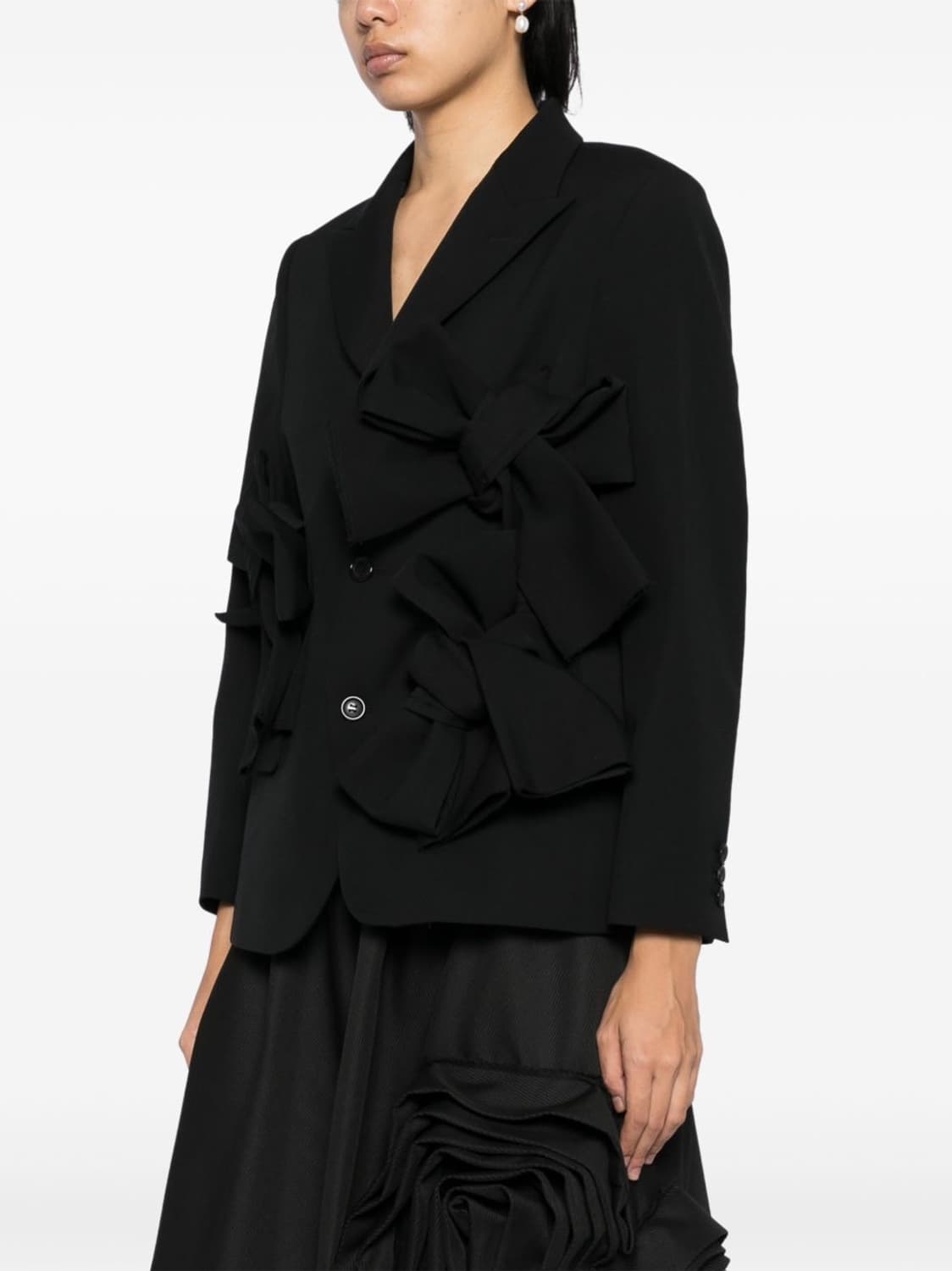 24aw Ribbon applique Blazer 상품이미지7