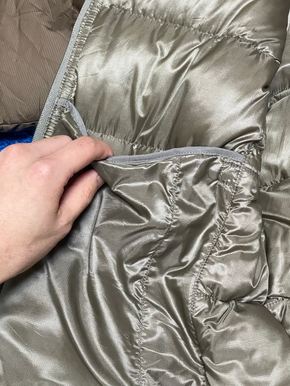 몽벨 Montbell 브라운 경량 패딩 L 상품이미지5