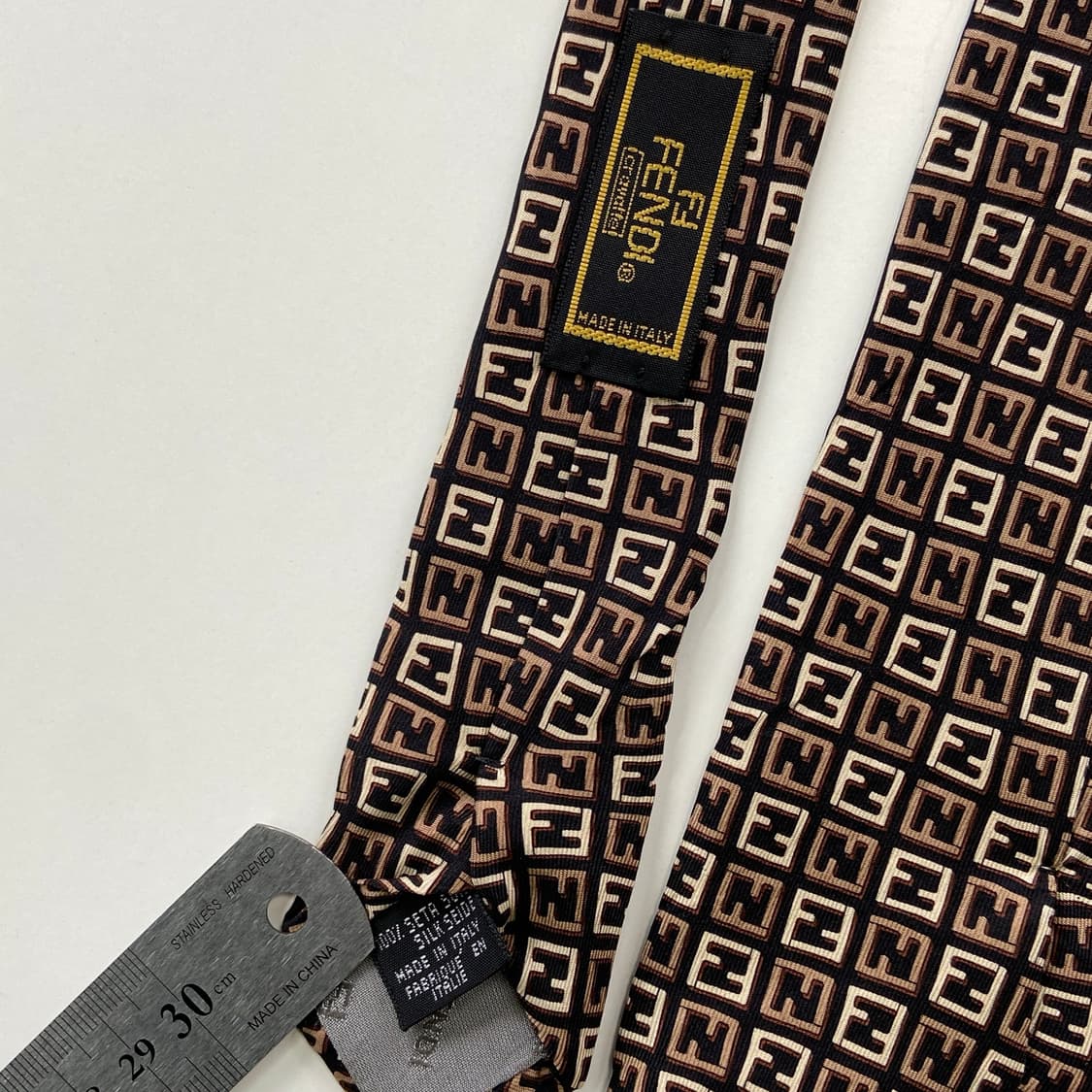 펜디 (FENDI) FF 모노그램 정품 명품 넥타이 상품이미지6