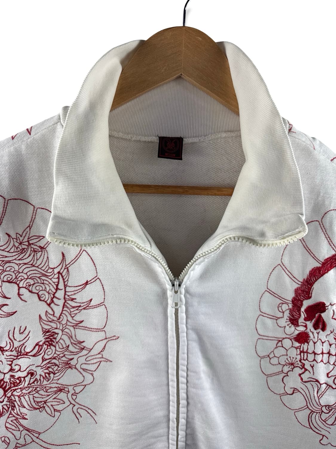 JPN 오리엔탈 스컬 사무라이 코튼집업2608 상품이미지5