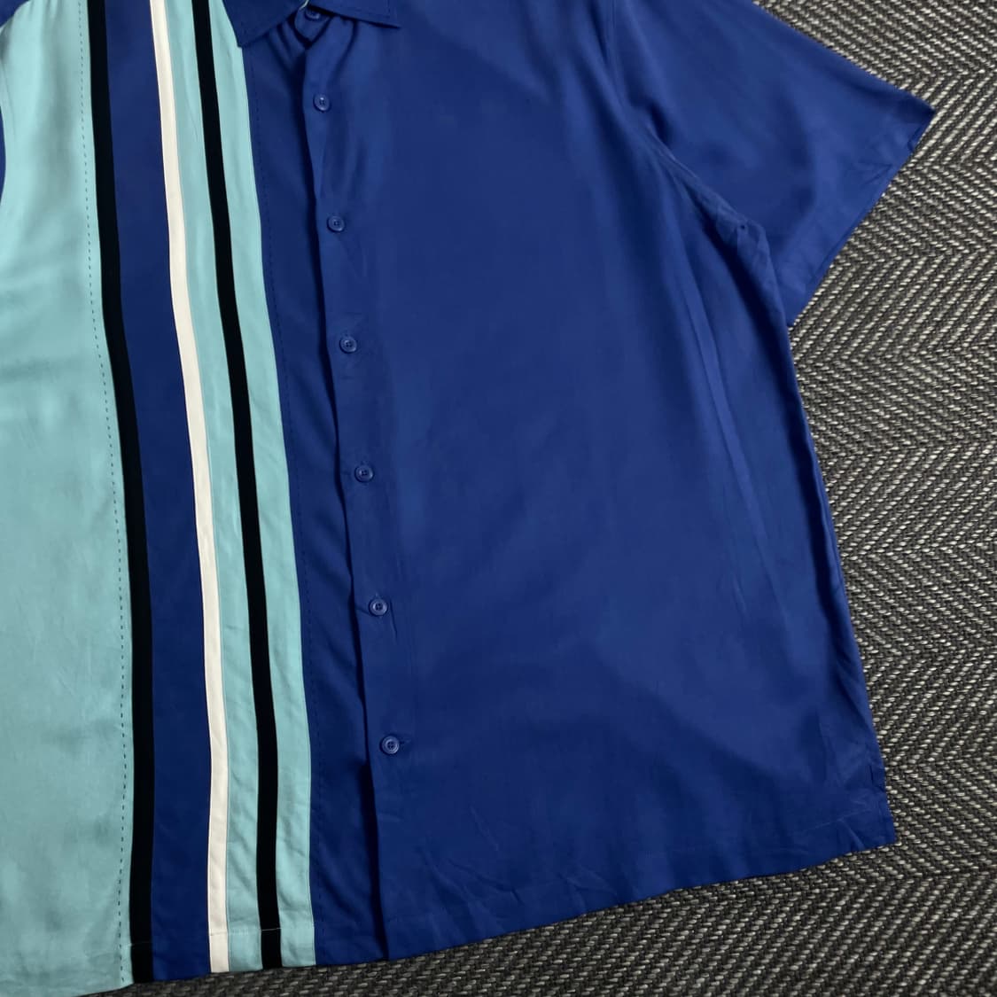 USA 빈티지 쿠바 박시핏 반팔 셔츠o 3903 상품이미지2