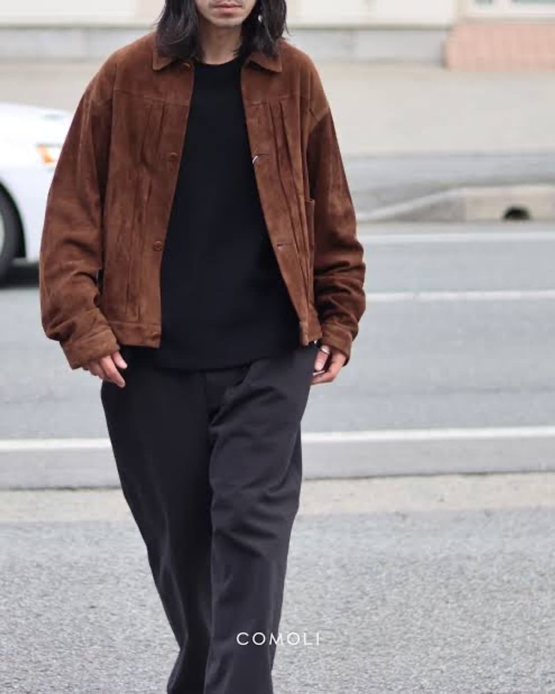 [2] 코모리 26ss 스웨이드 타입원 자켓 상품이미지1