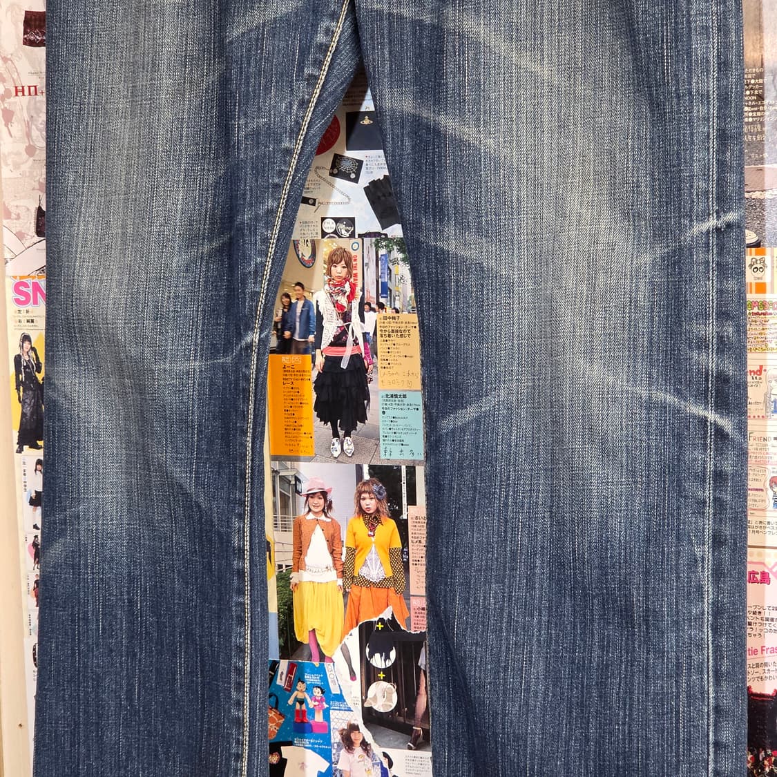 리바이스 523 워싱 데님 팬츠 상품이미지8