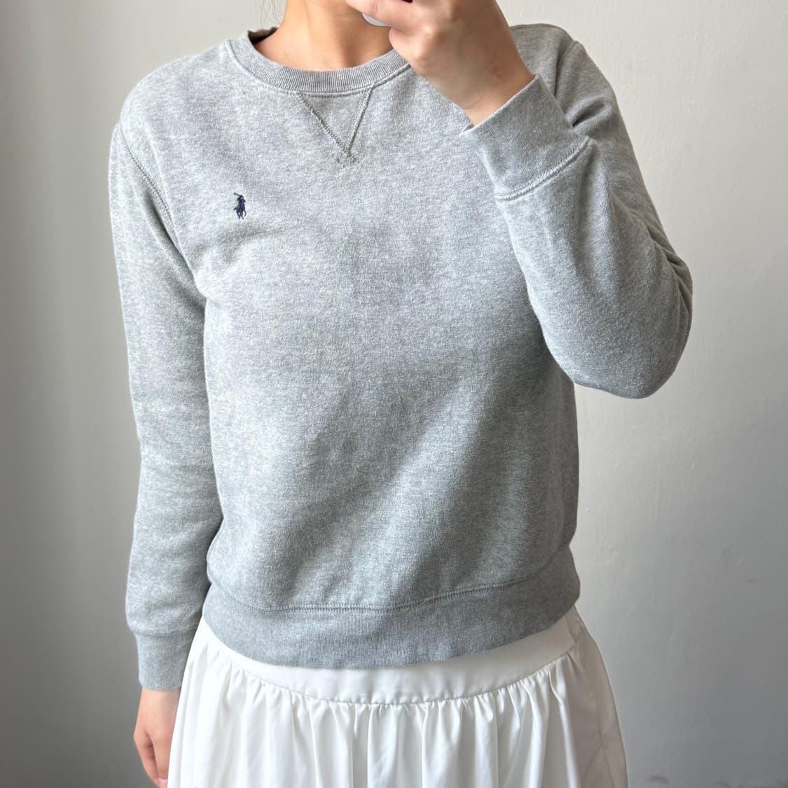 [L] 폴로 그레이 맨투맨 상품이미지2