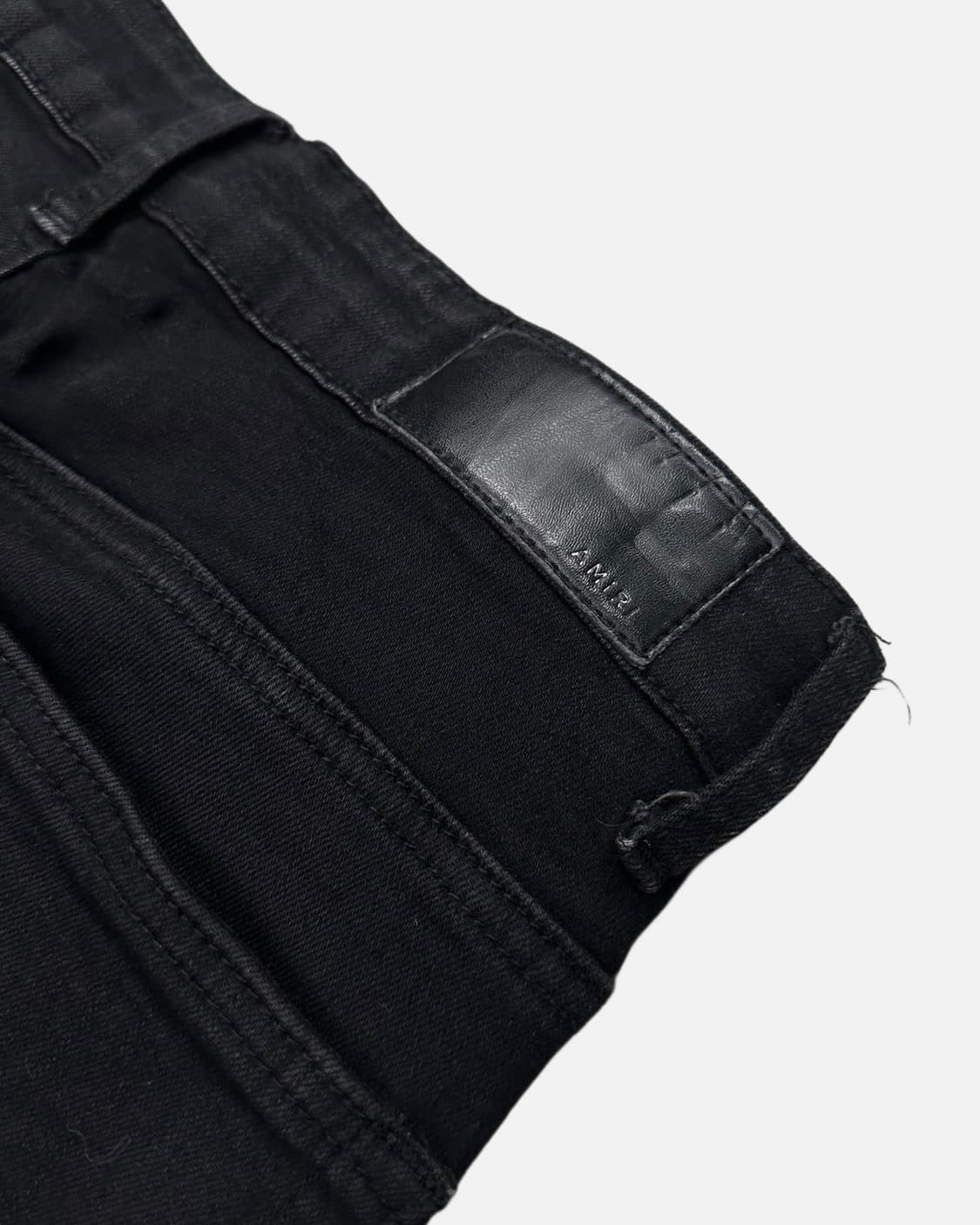 AMIRI black distressed biker jean 상품이미지8