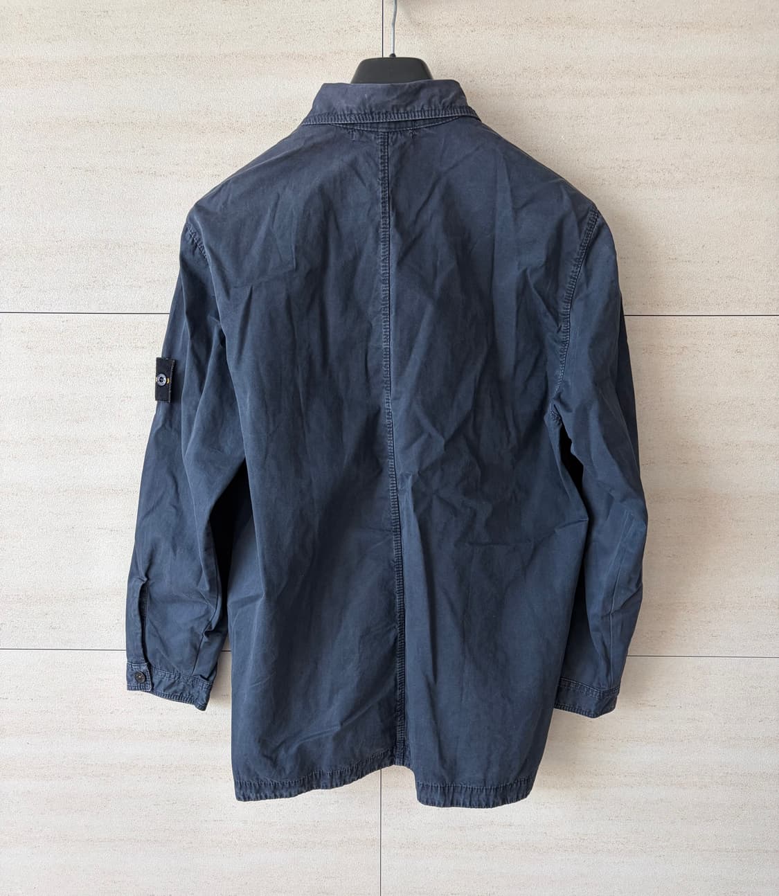 스톤아일랜드 올드이펙트 오버셔츠 네이비 상품이미지2