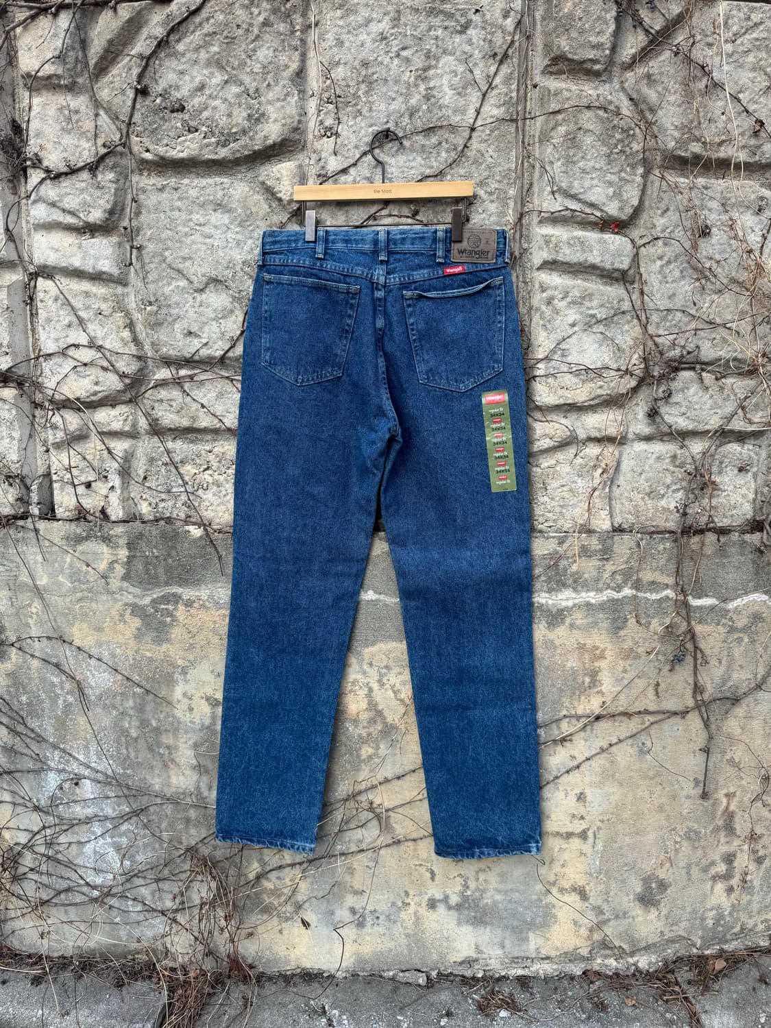 90s 랭글러 빈티지 96501ds 테이퍼드핏 데님 팬츠 34 상품이미지2